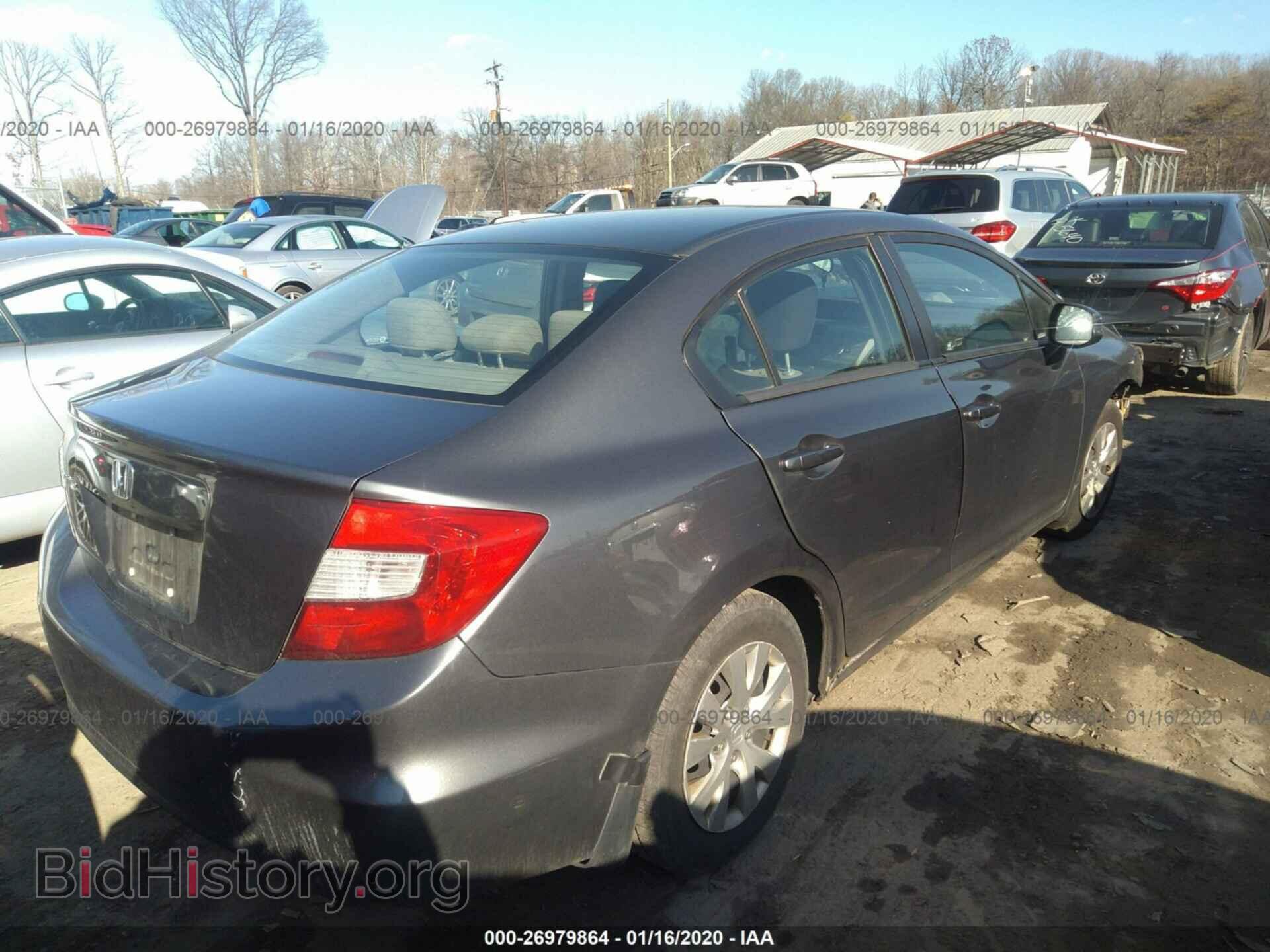2012 HONDA CIVIC - VIN: 19XFB2F54CE340346 - Фото 4