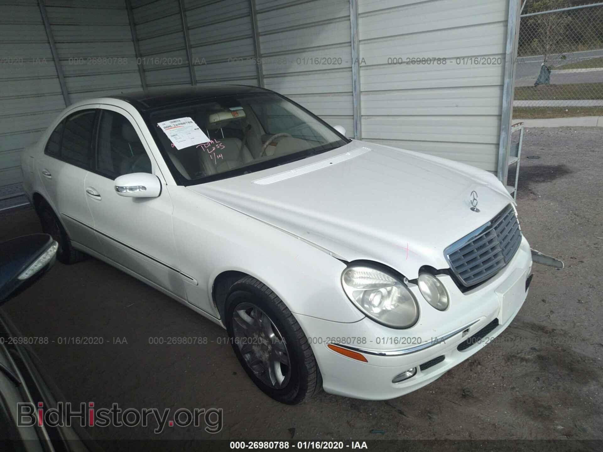 Photo WDBUF65J83A382389 - MERCEDES-BENZ E 2003