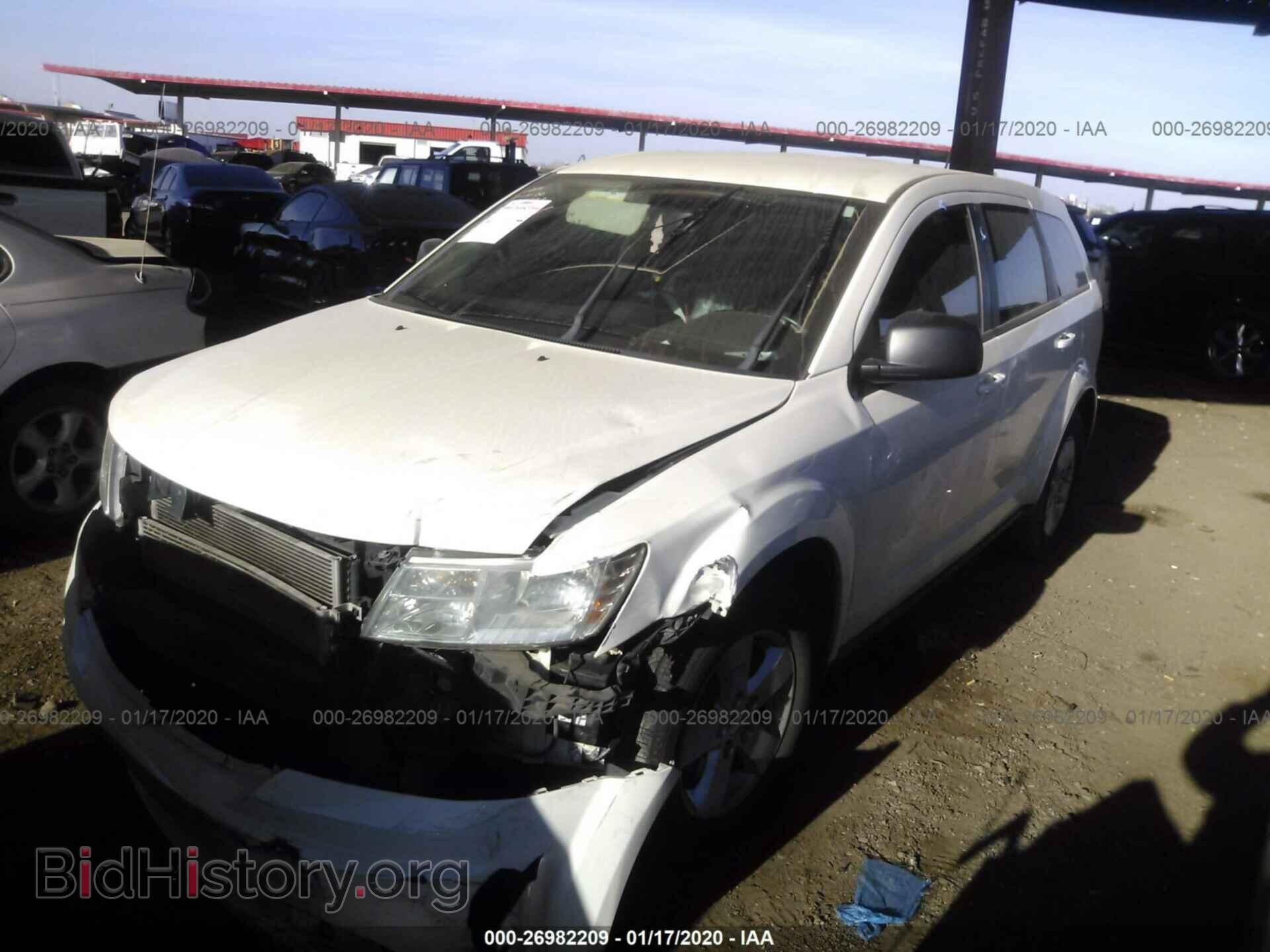 2013 DODGE JOURNEY - VIN: 3C4PDCAB4DT604177 - Фото 2