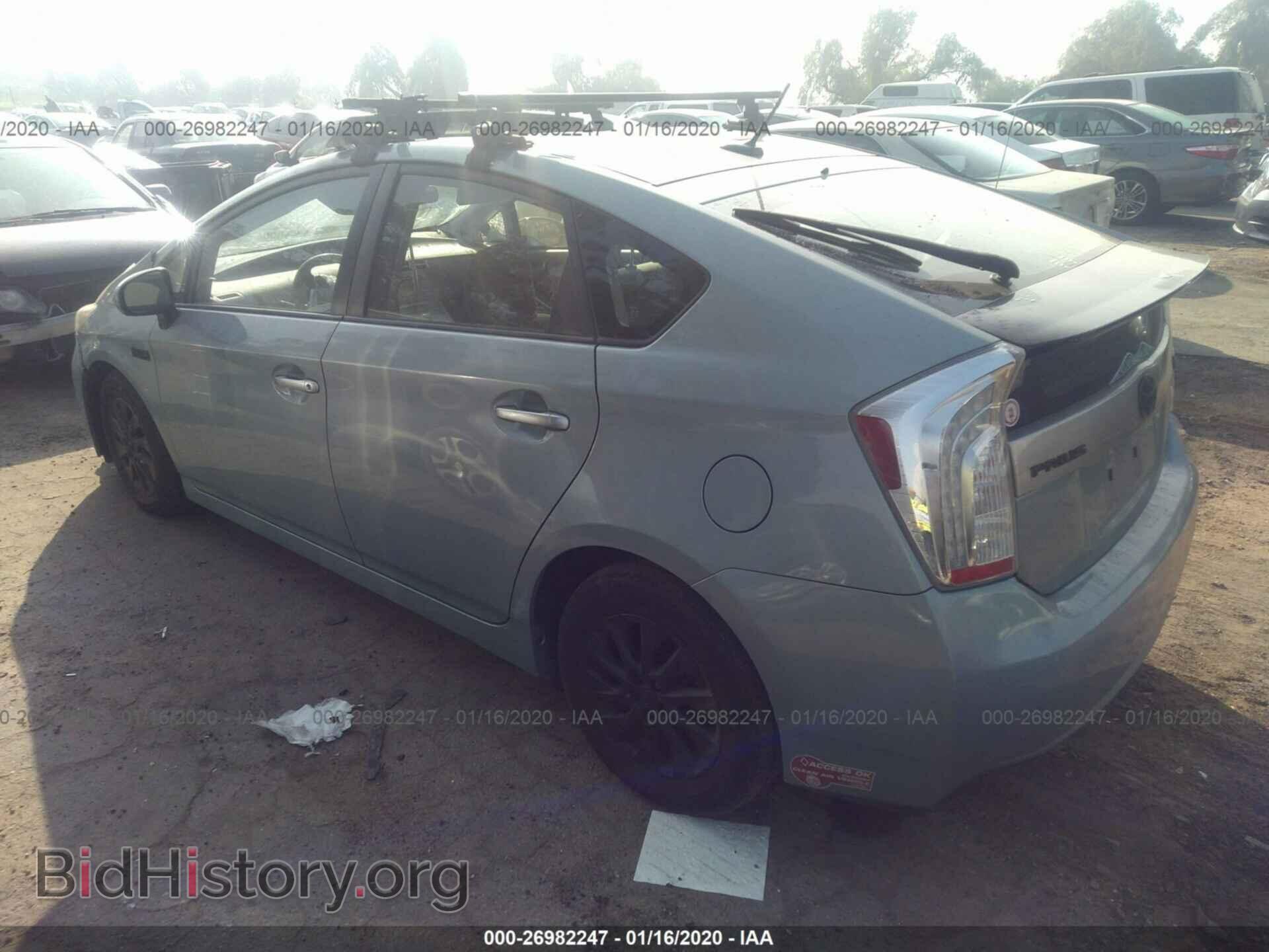 2012 TOYOTA PRIUS PLUG-IN - VIN: JTDKN3DP8C3020406 - Фото 3