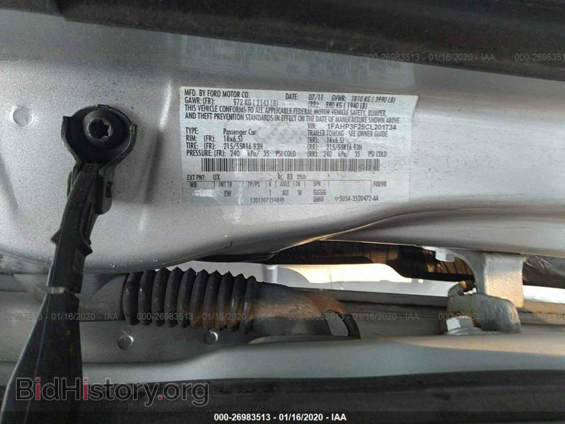 2012 FORD FOCUS - VIN: 1FAHP3F25CL201734 - Фото 9
