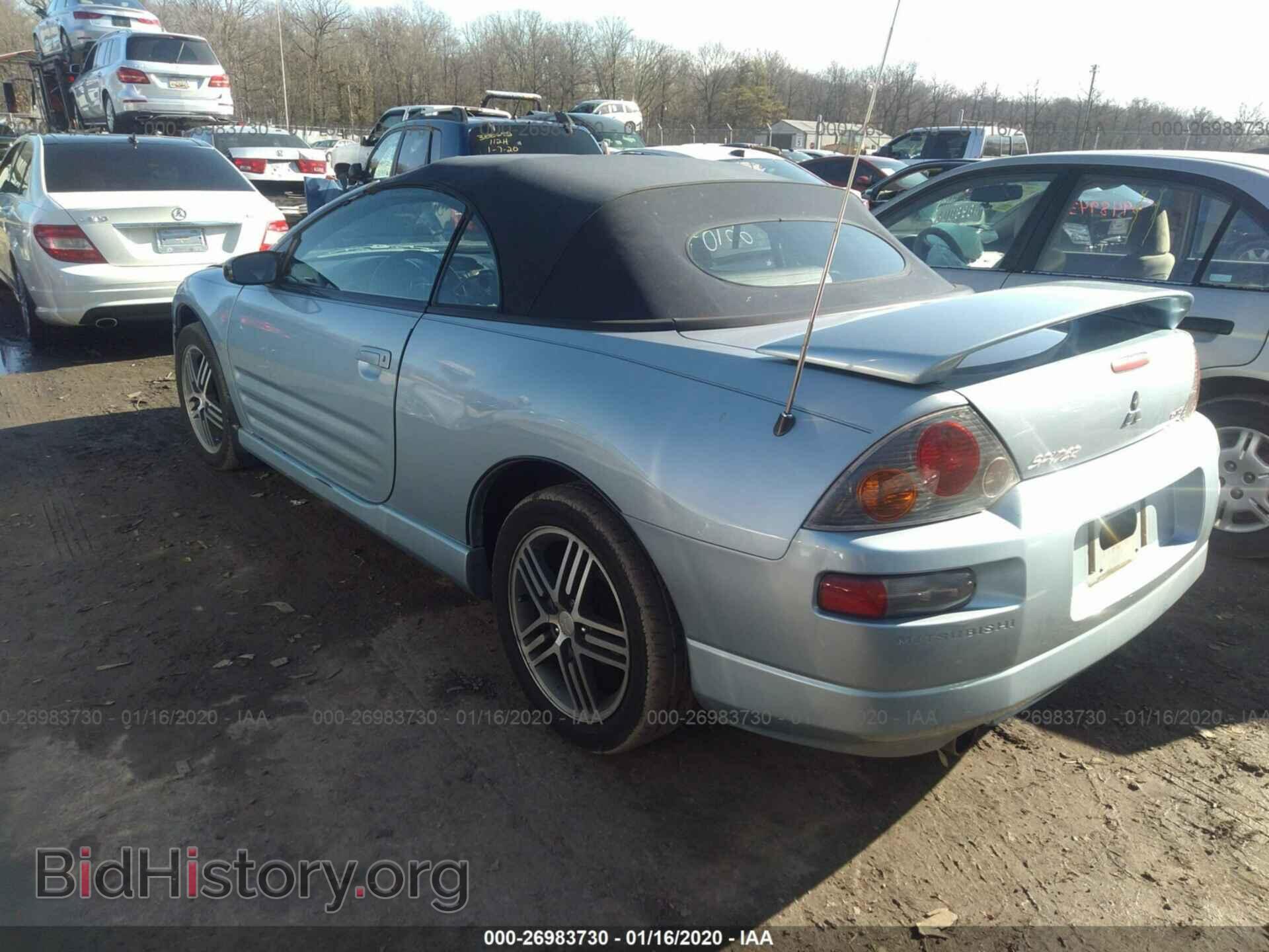2004 MITSUBISHI ECLIPSE - VIN: 4A3AE75H74E066631 - Фото 3