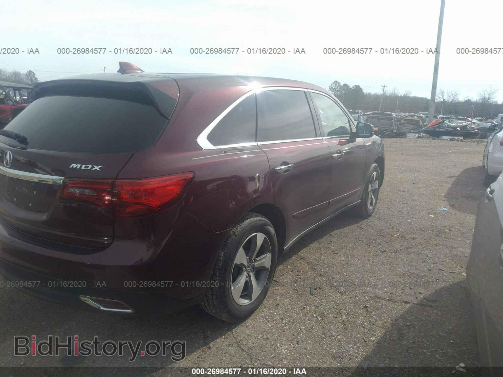 2014 ACURA MDX - VIN: 5FRYD3H22EB011121 - Фото 4