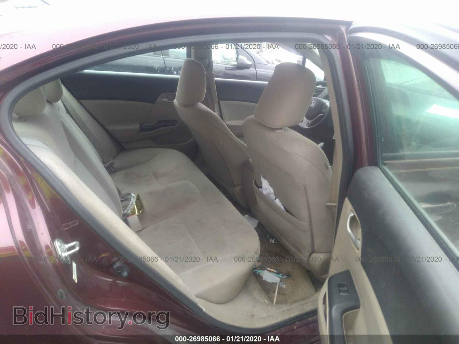 2012 HONDA CIVIC - VIN: 19XFB2F51CE336500 - Фото 8