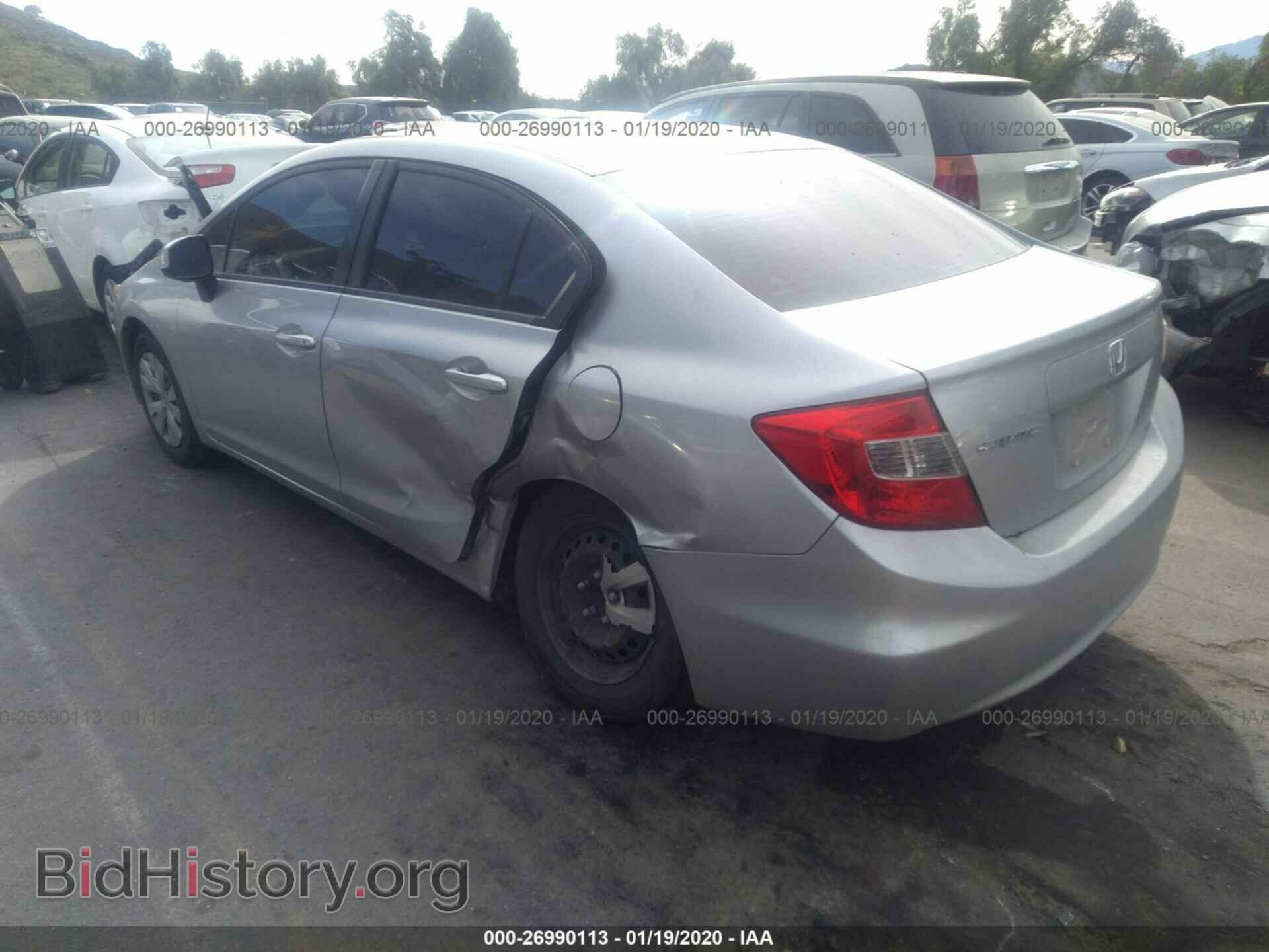 2012 HONDA CIVIC - VIN: 19XFB2F56CE368519 - Фото 3