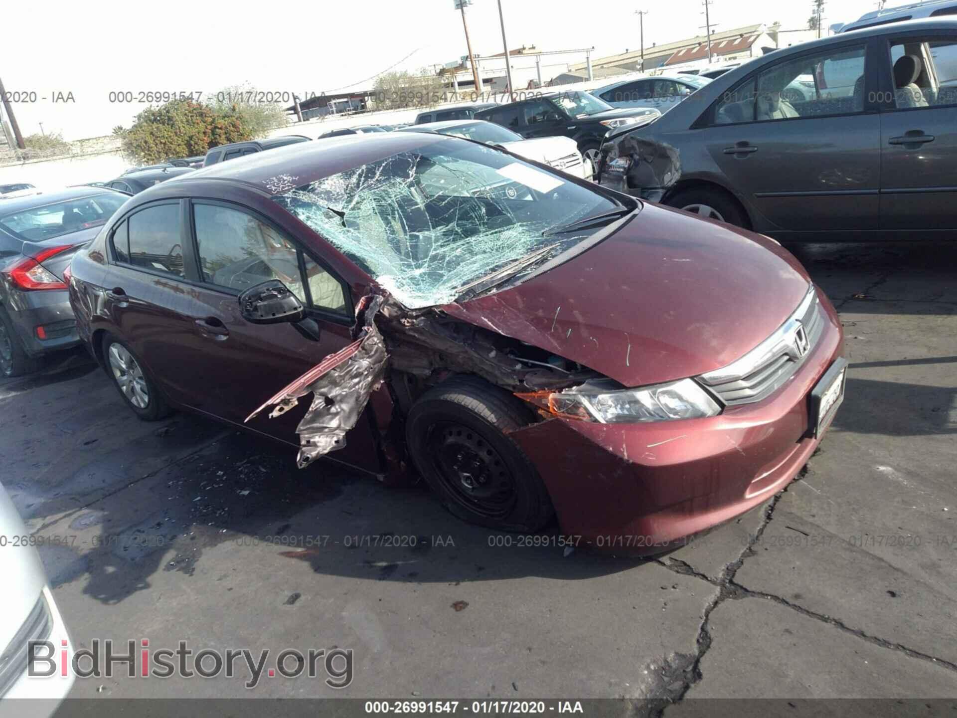 Фотография 19XFB2F58CE364147 - HONDA CIVIC 2012