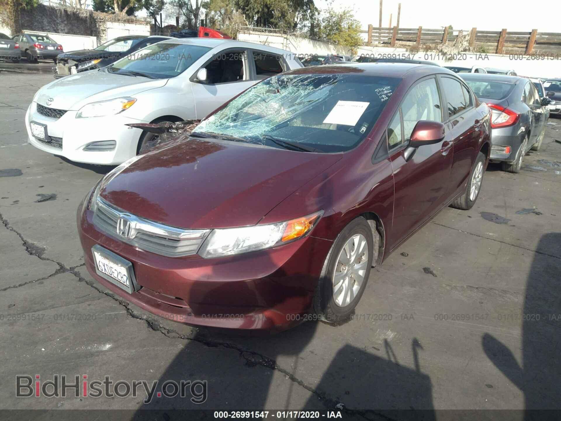 2012 HONDA CIVIC - VIN: 19XFB2F58CE364147 - Photo 2