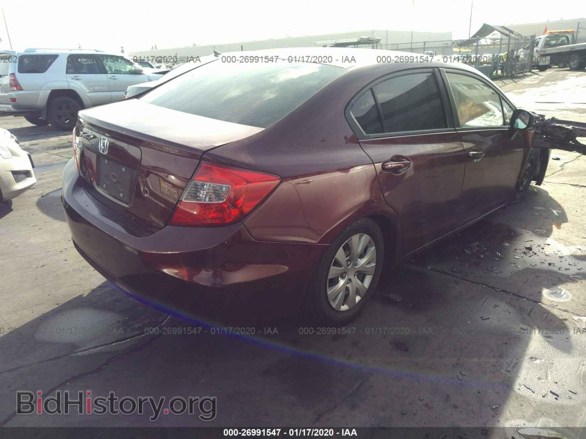 2012 HONDA CIVIC - VIN: 19XFB2F58CE364147 - Photo 4