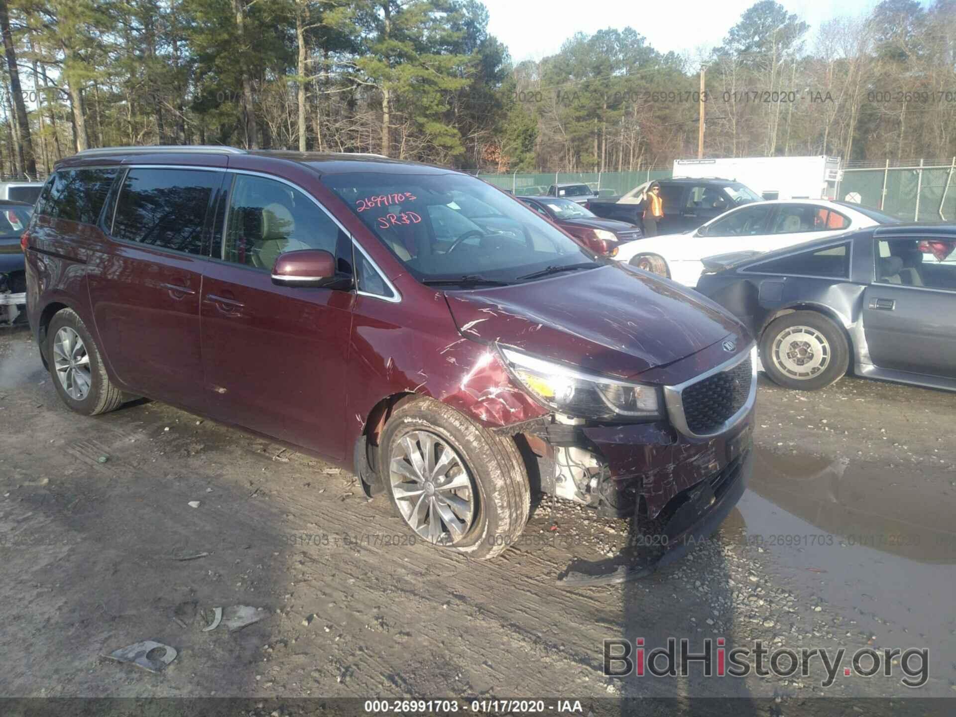 Photo KNDMC5C12G6180938 - KIA SEDONA 2016