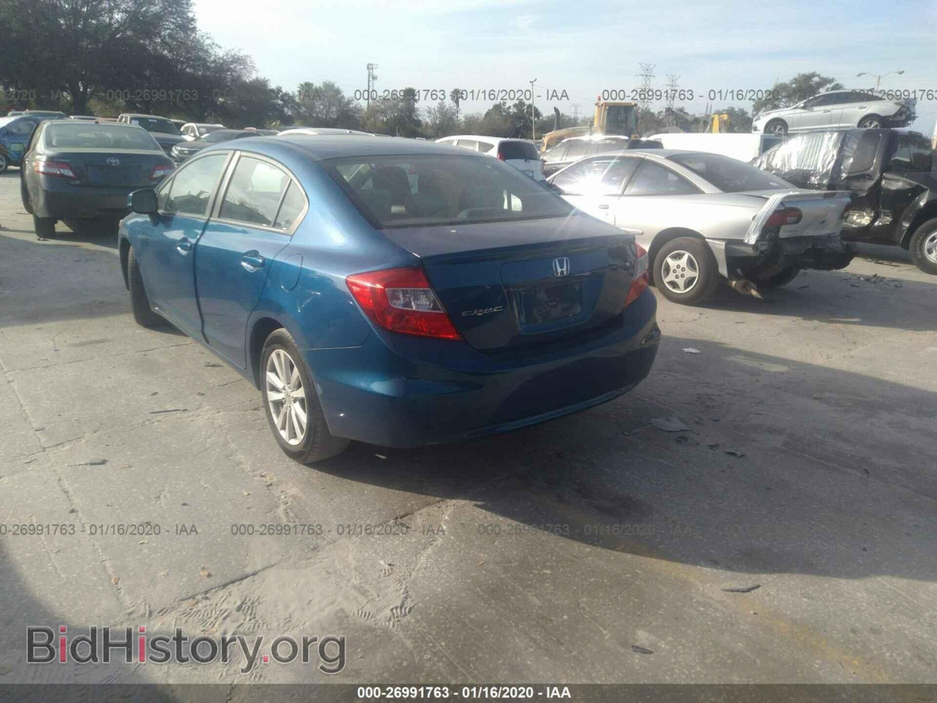 2012 HONDA CIVIC - VIN: 19XFB2F86CE073821 - Фото 3
