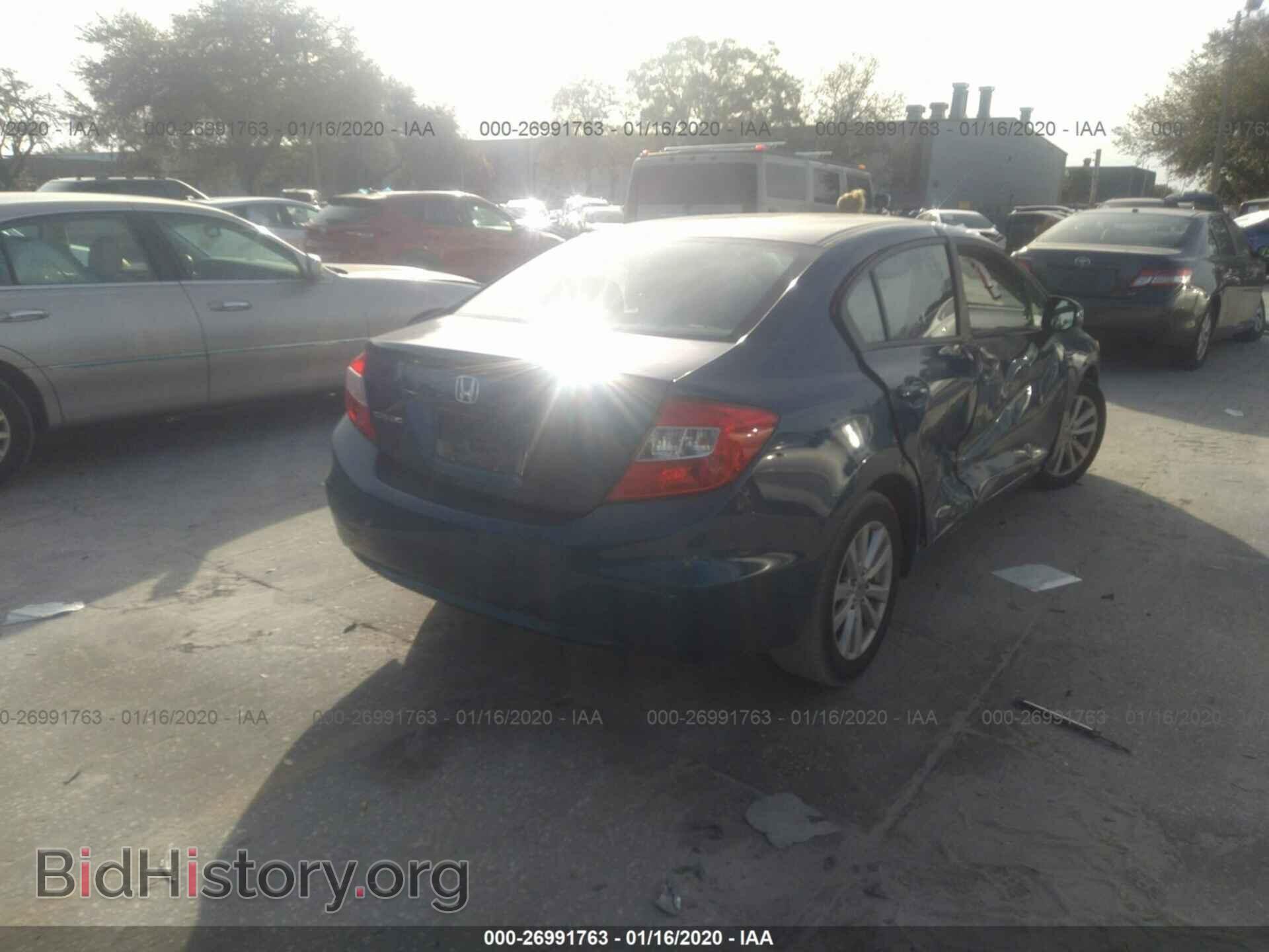 2012 HONDA CIVIC - VIN: 19XFB2F86CE073821 - Фото 4