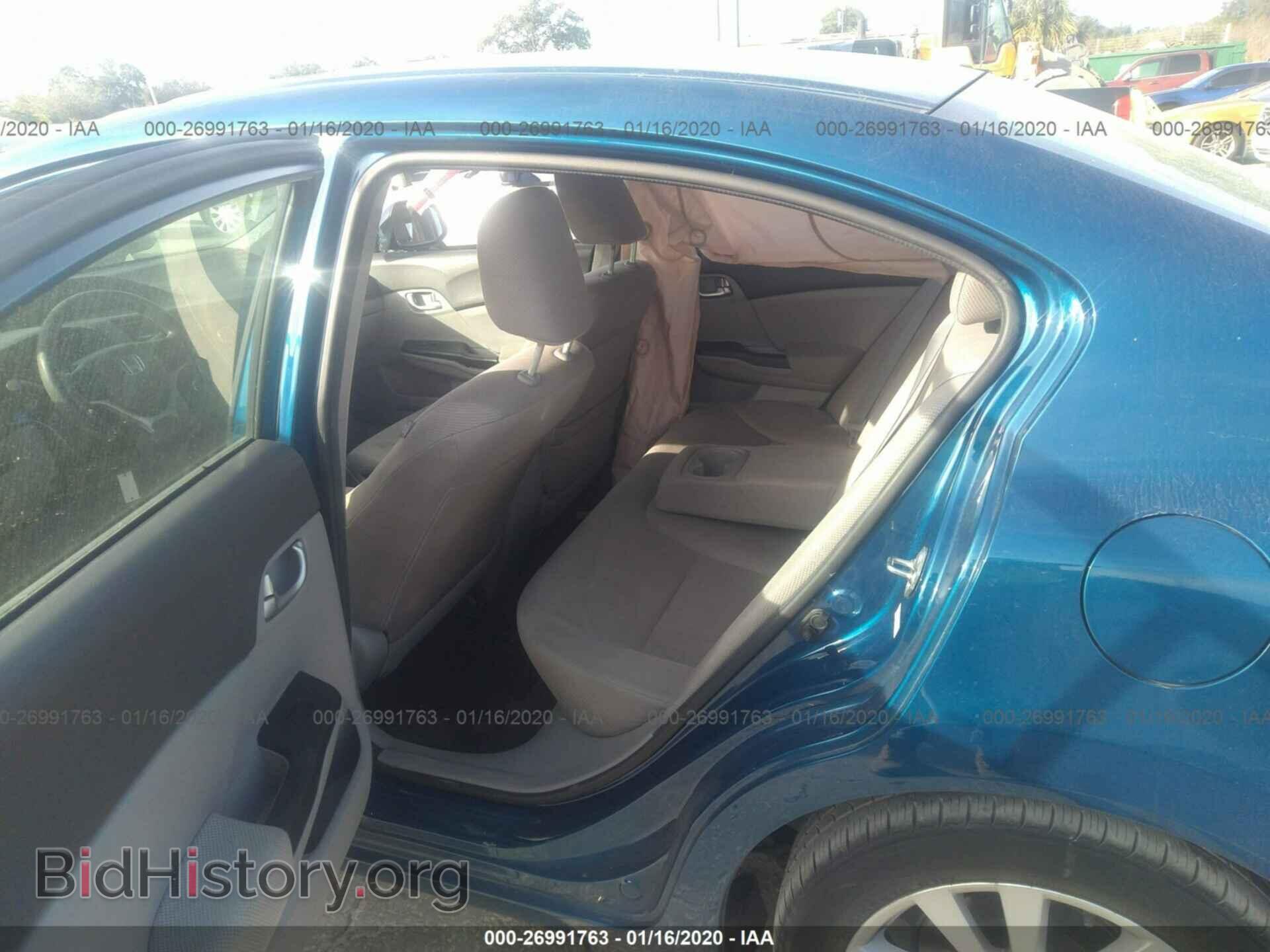 2012 HONDA CIVIC - VIN: 19XFB2F86CE073821 - Фото 8