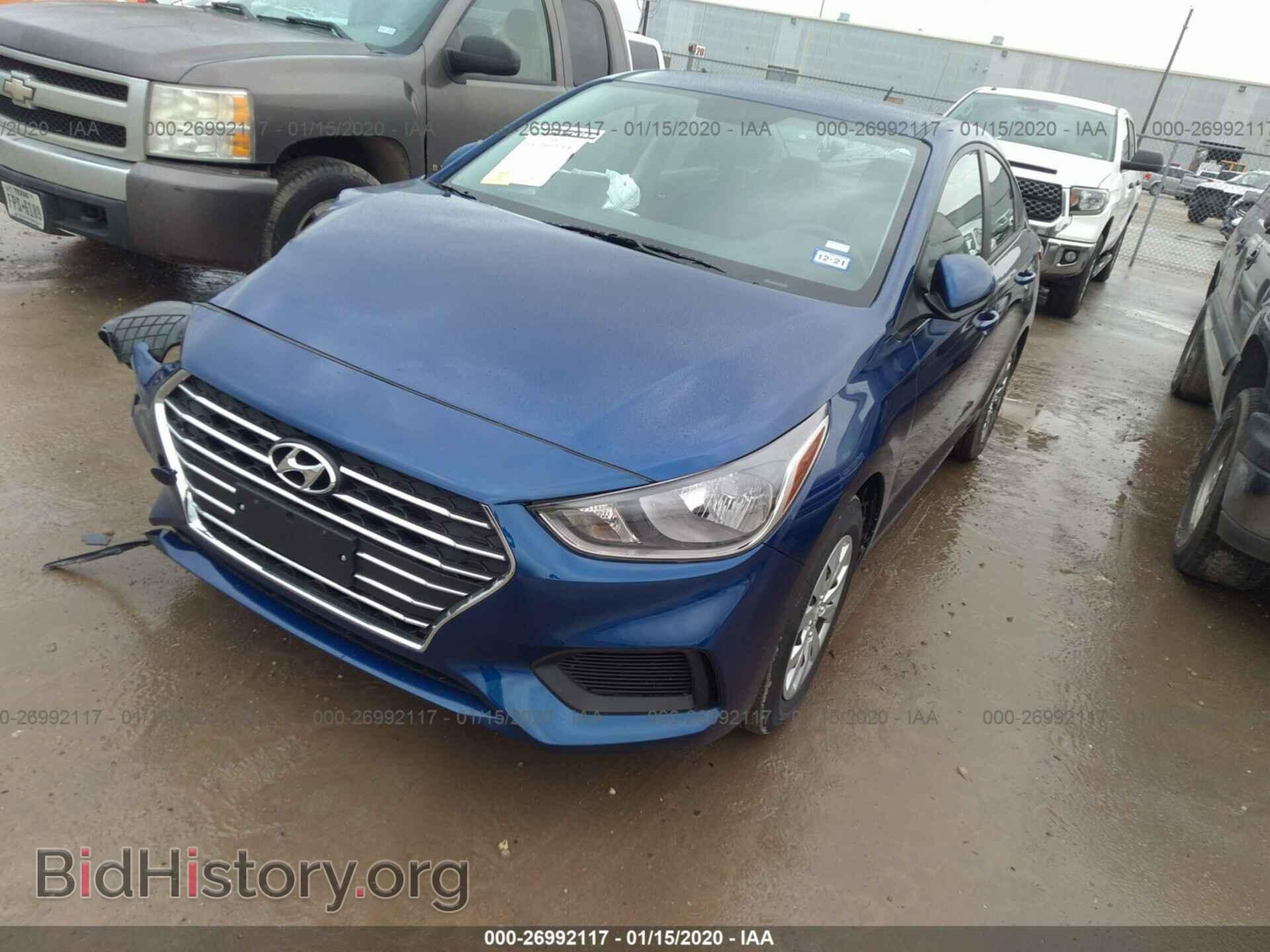 2020 HYUNDAI ACCENT - VIN: 3KPC24A6XLE110390 - Фото 2