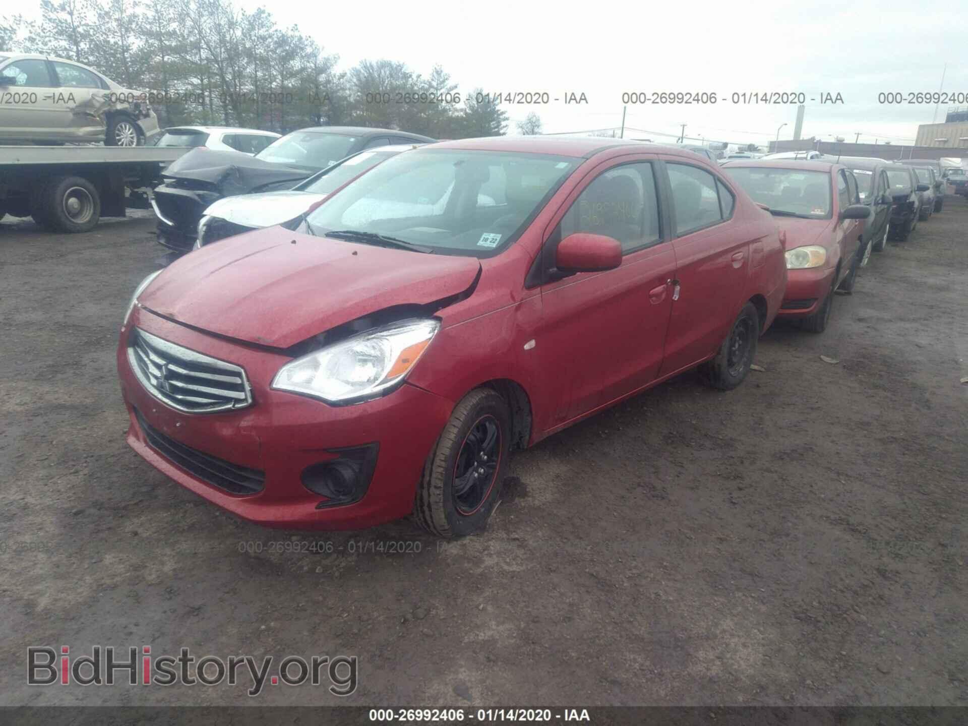 2017 MITSUBISHI MIRAGE - VIN: ML32F3FJ0HH001920 - Фото 2