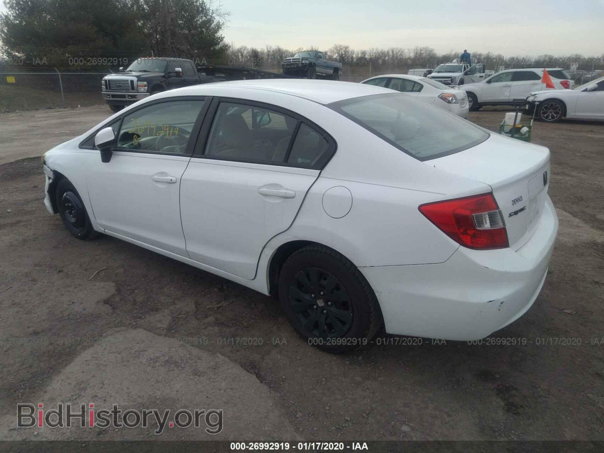 2012 HONDA CIVIC - VIN: 19XFB2F5XCE078073 - Фото 3
