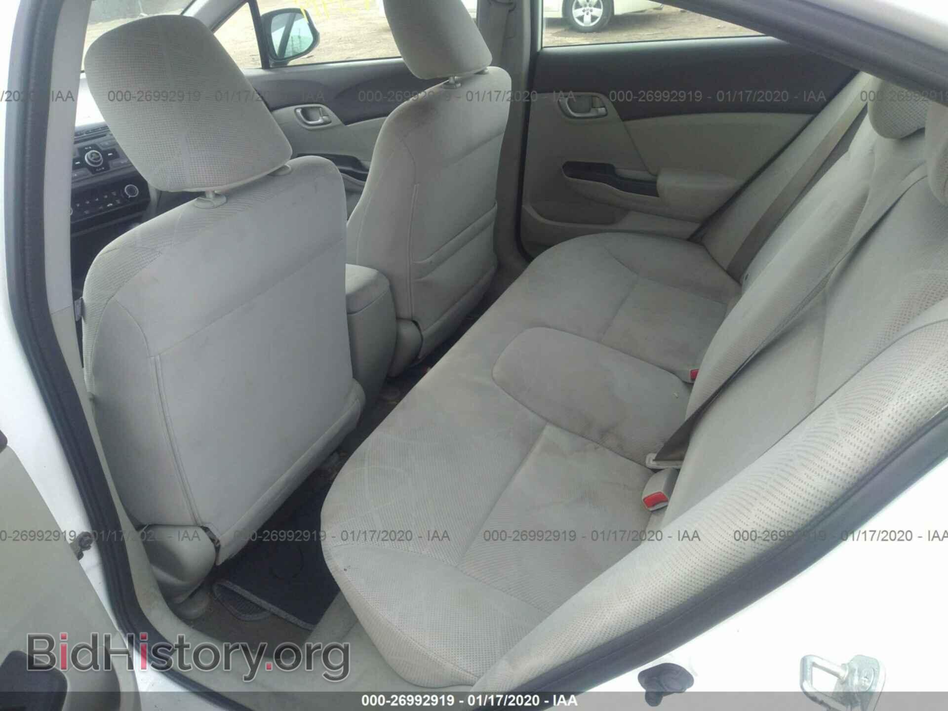2012 HONDA CIVIC - VIN: 19XFB2F5XCE078073 - Фото 8