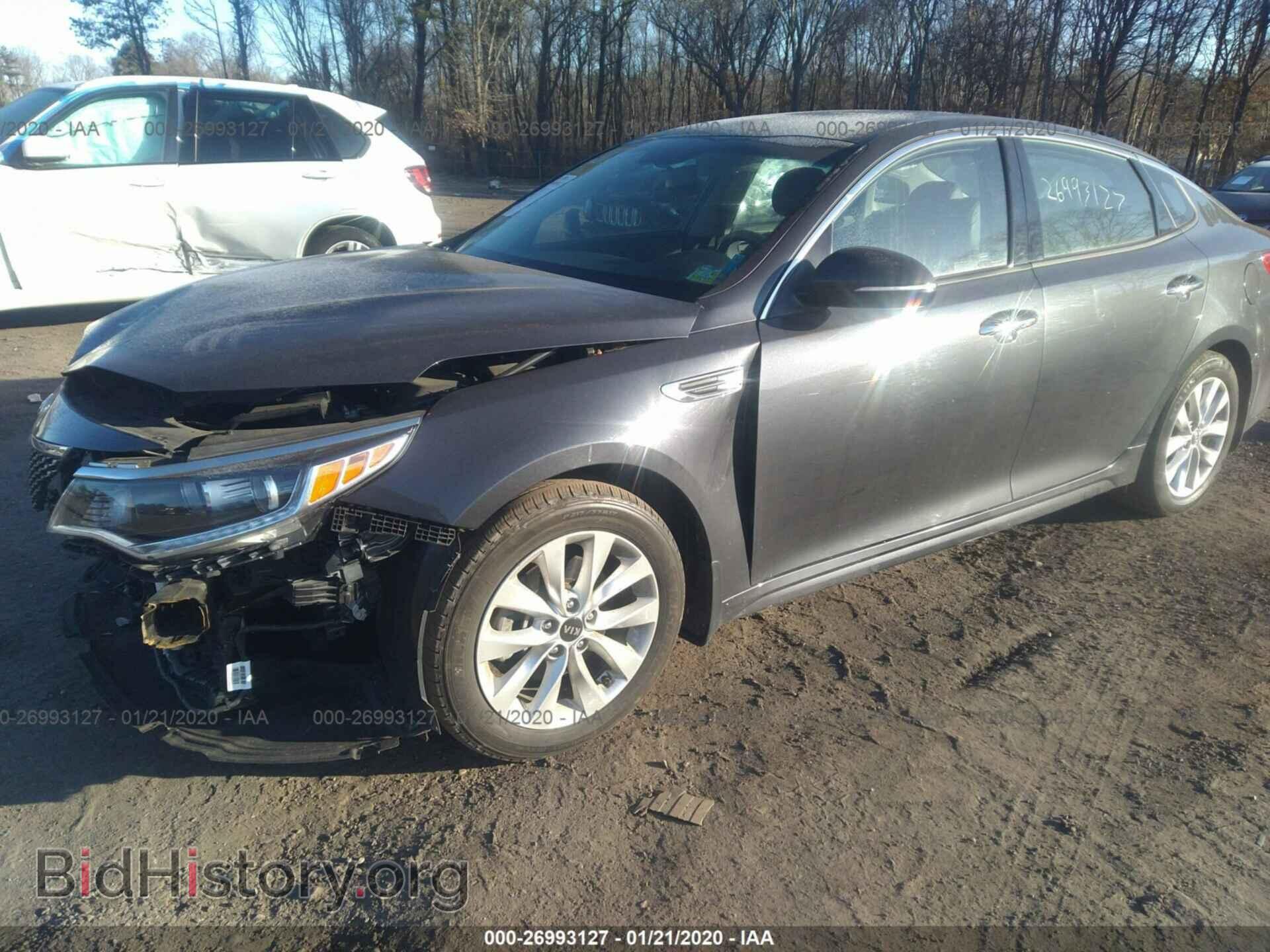 2018 KIA OPTIMA - VIN: 5XXGU4L30JG226703 - Фото 2