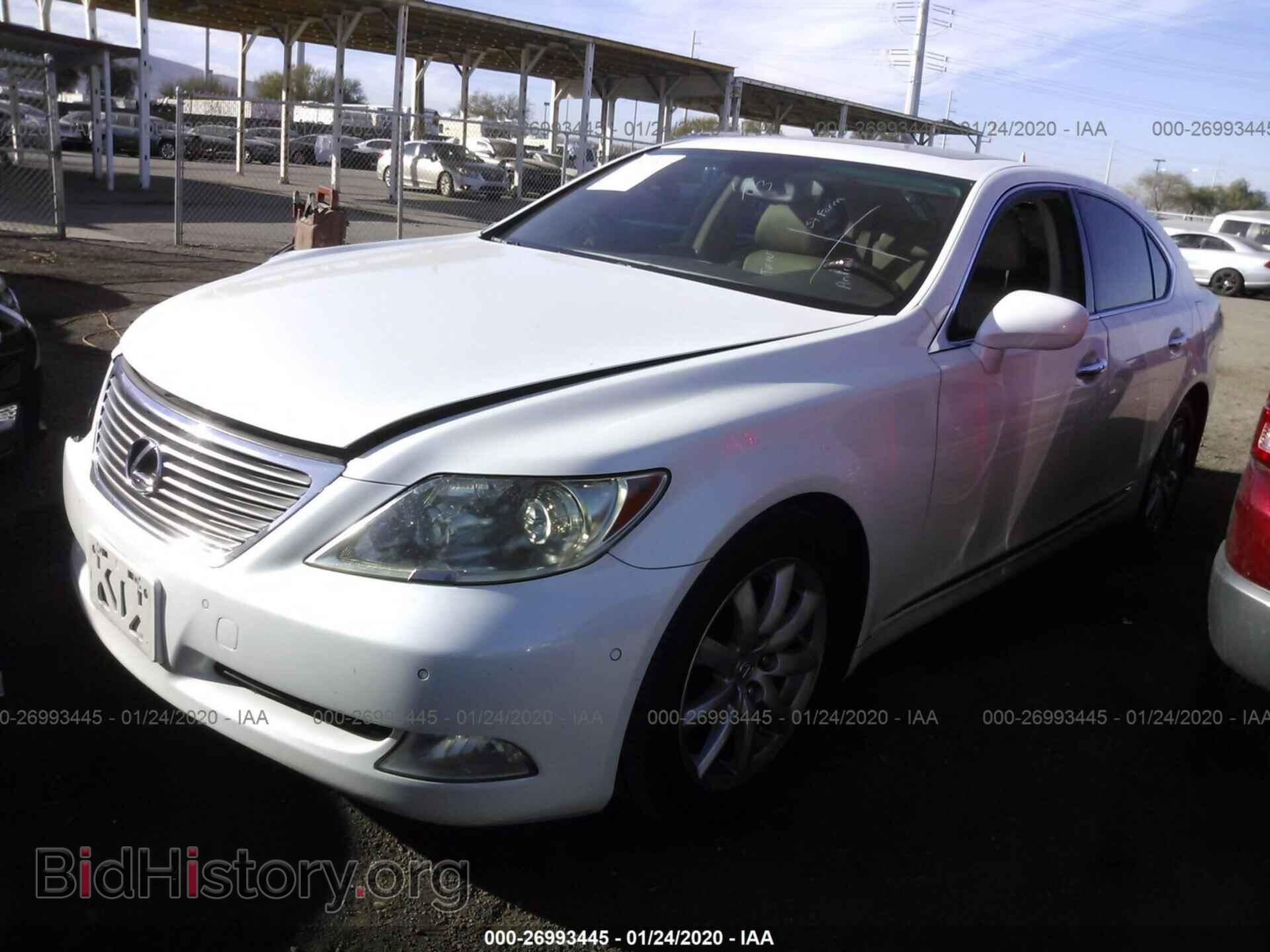 2007 LEXUS LS - VIN: JTHBL46F475037406 - Фото 2
