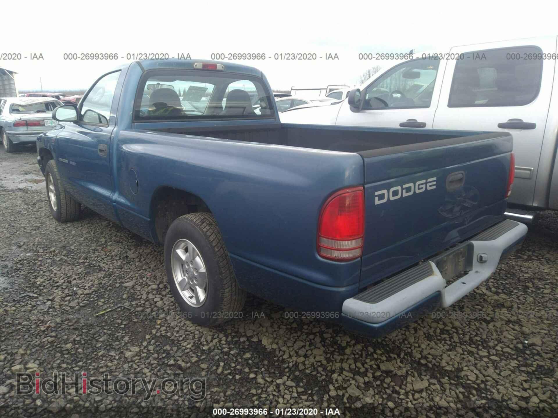 2002 DODGE DAKOTA - VIN: 1B7FL36X02S556209 - Фото 3