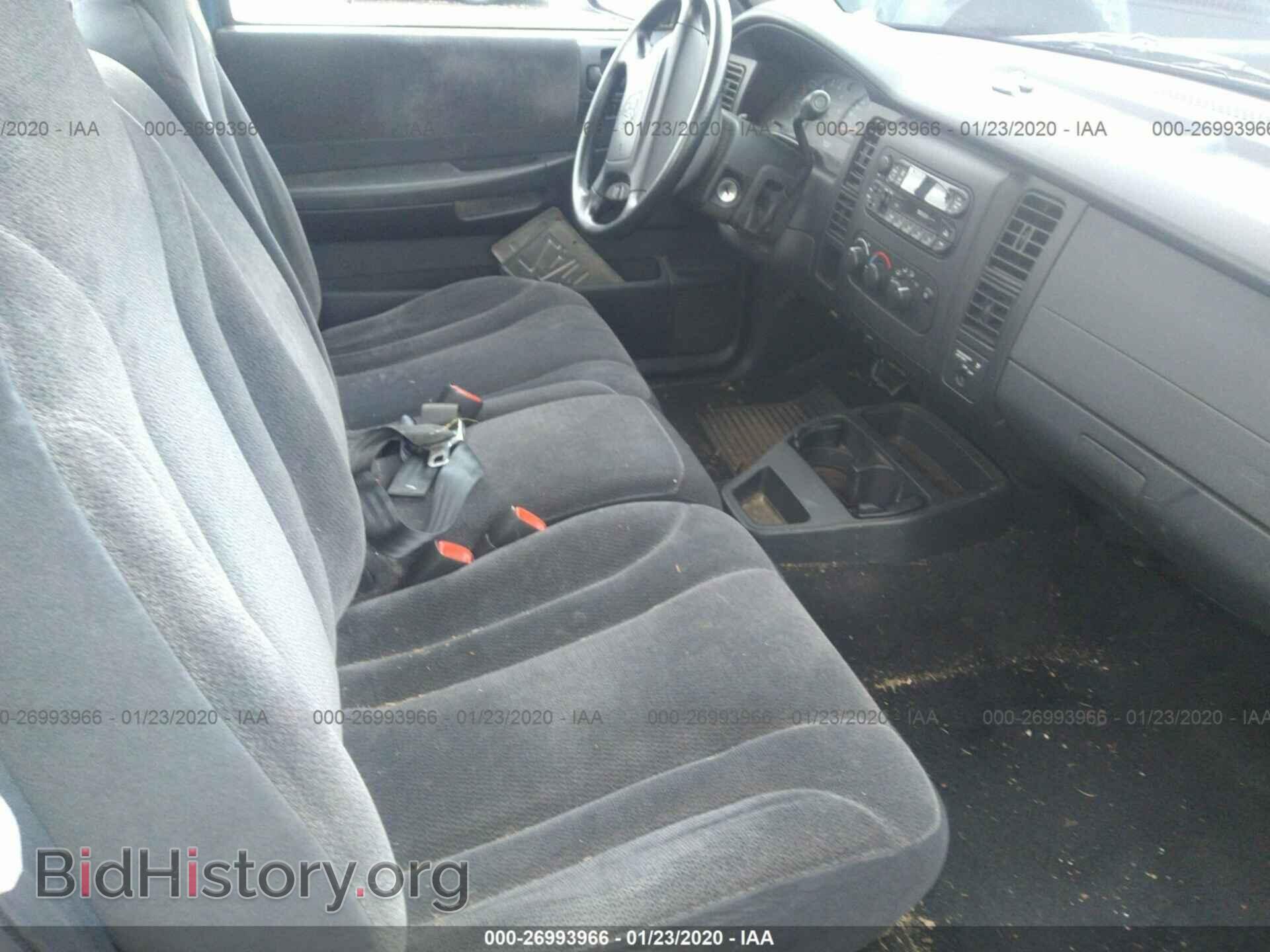 2002 DODGE DAKOTA - VIN: 1B7FL36X02S556209 - Фото 5