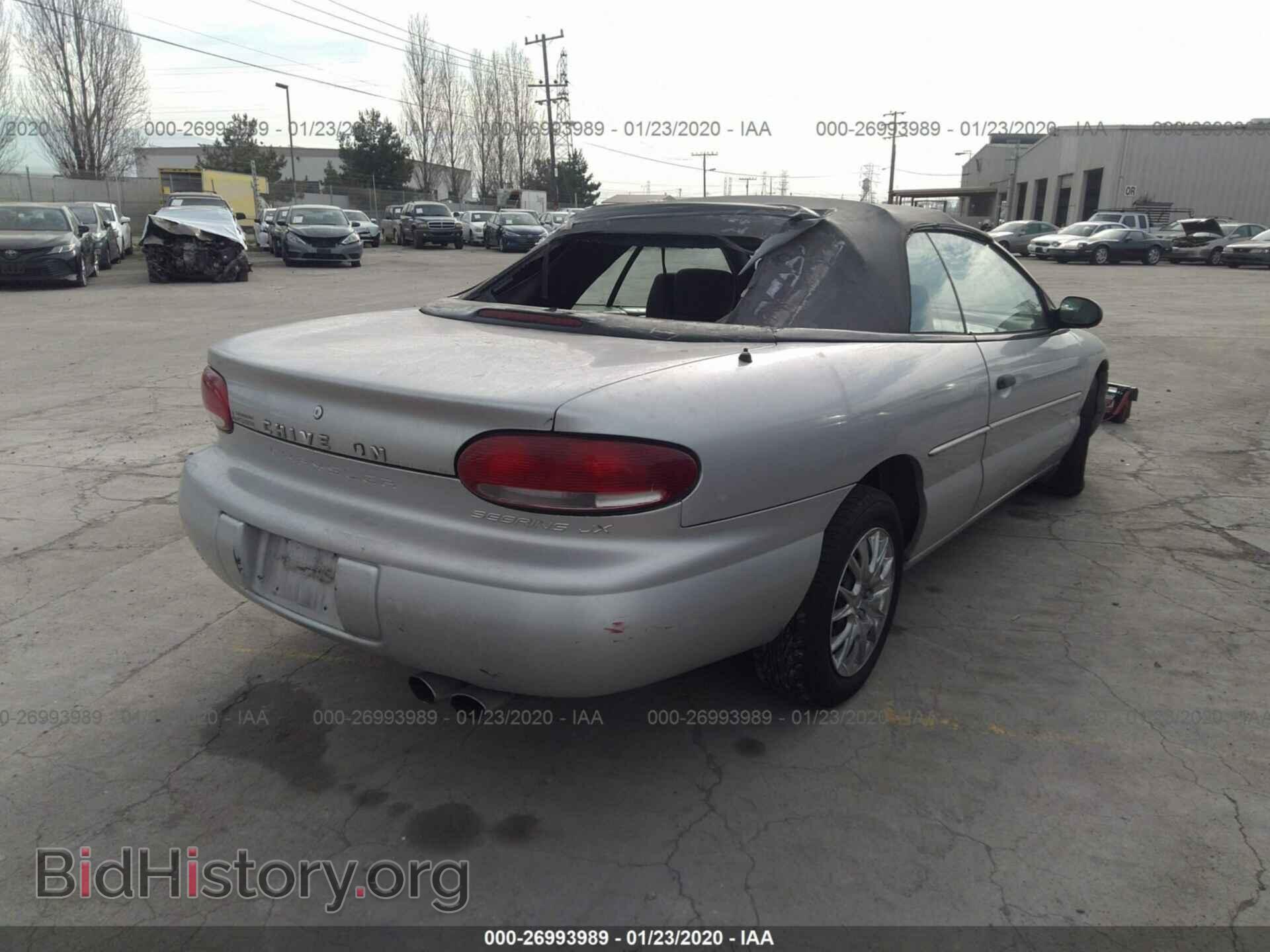 2000 CHRYSLER SEBRING - VIN: 3C3EL45H3YT244571 - Photo 4