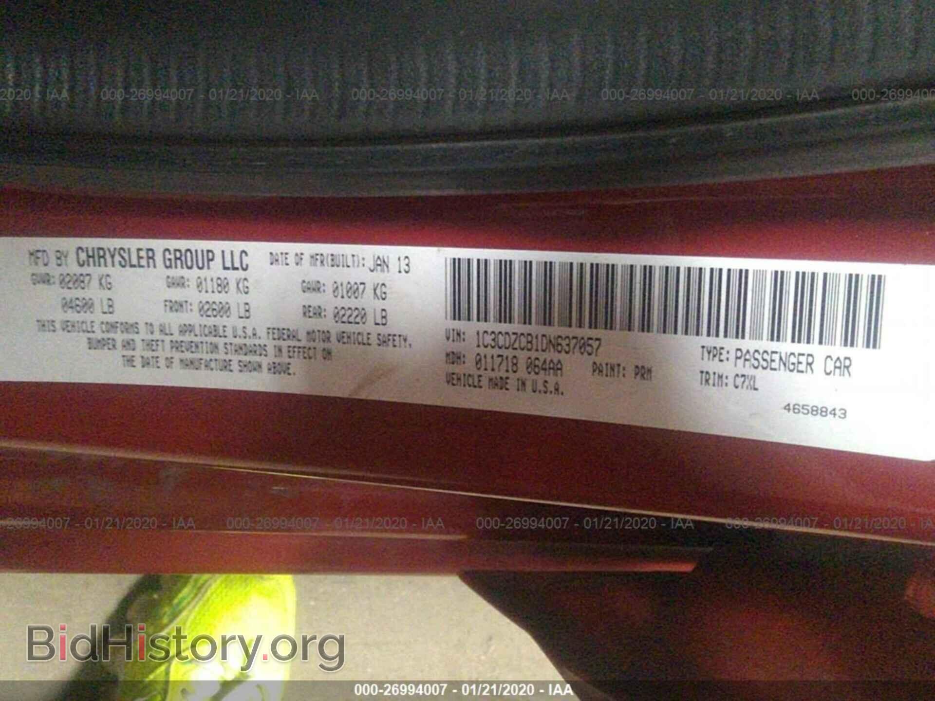 2013 DODGE AVENGER - VIN: 1C3CDZCB1DN637057 - Photo 9