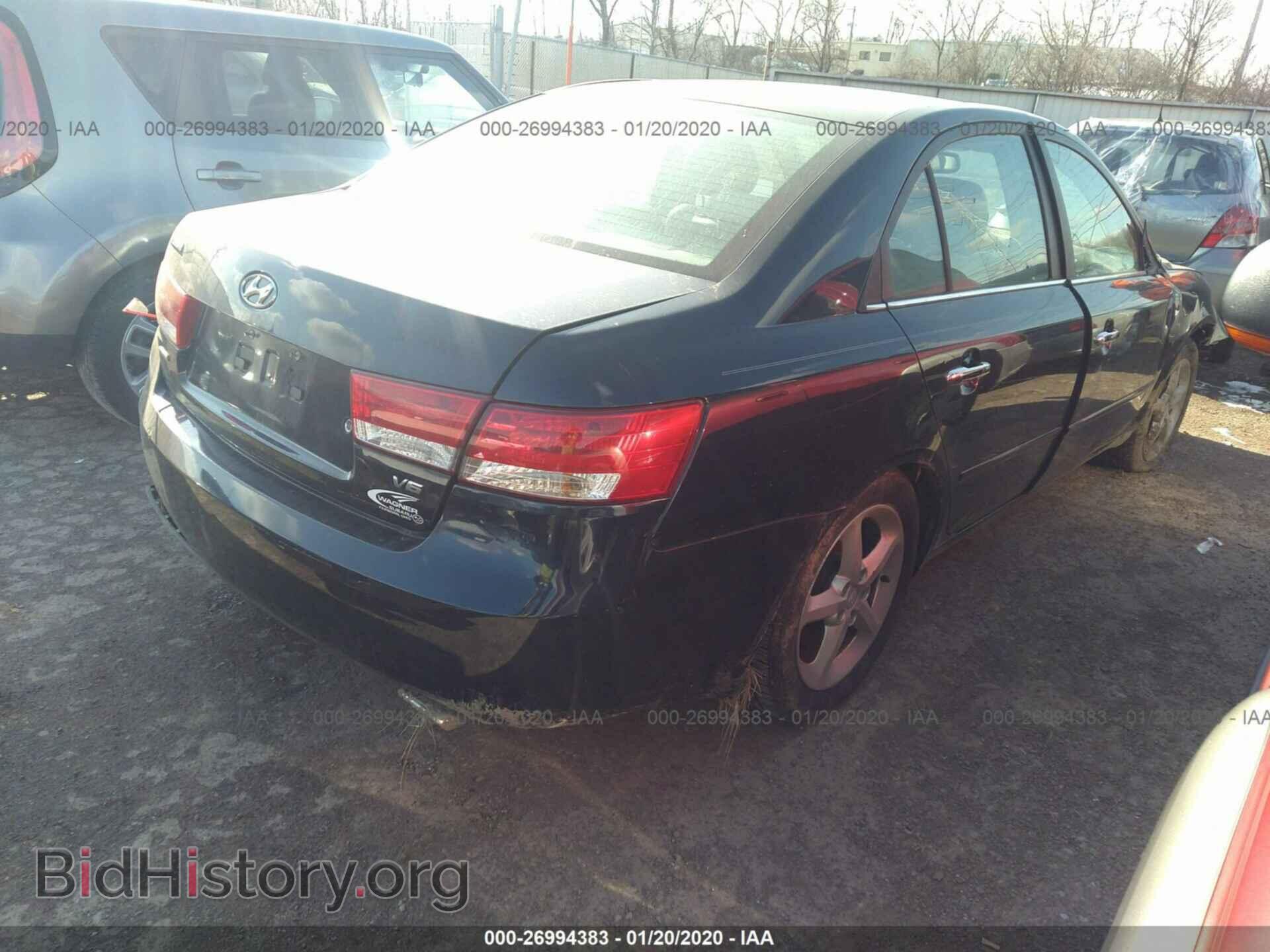 2007 HYUNDAI SONATA - VIN: 5NPEU46F878211392 - Фото 4