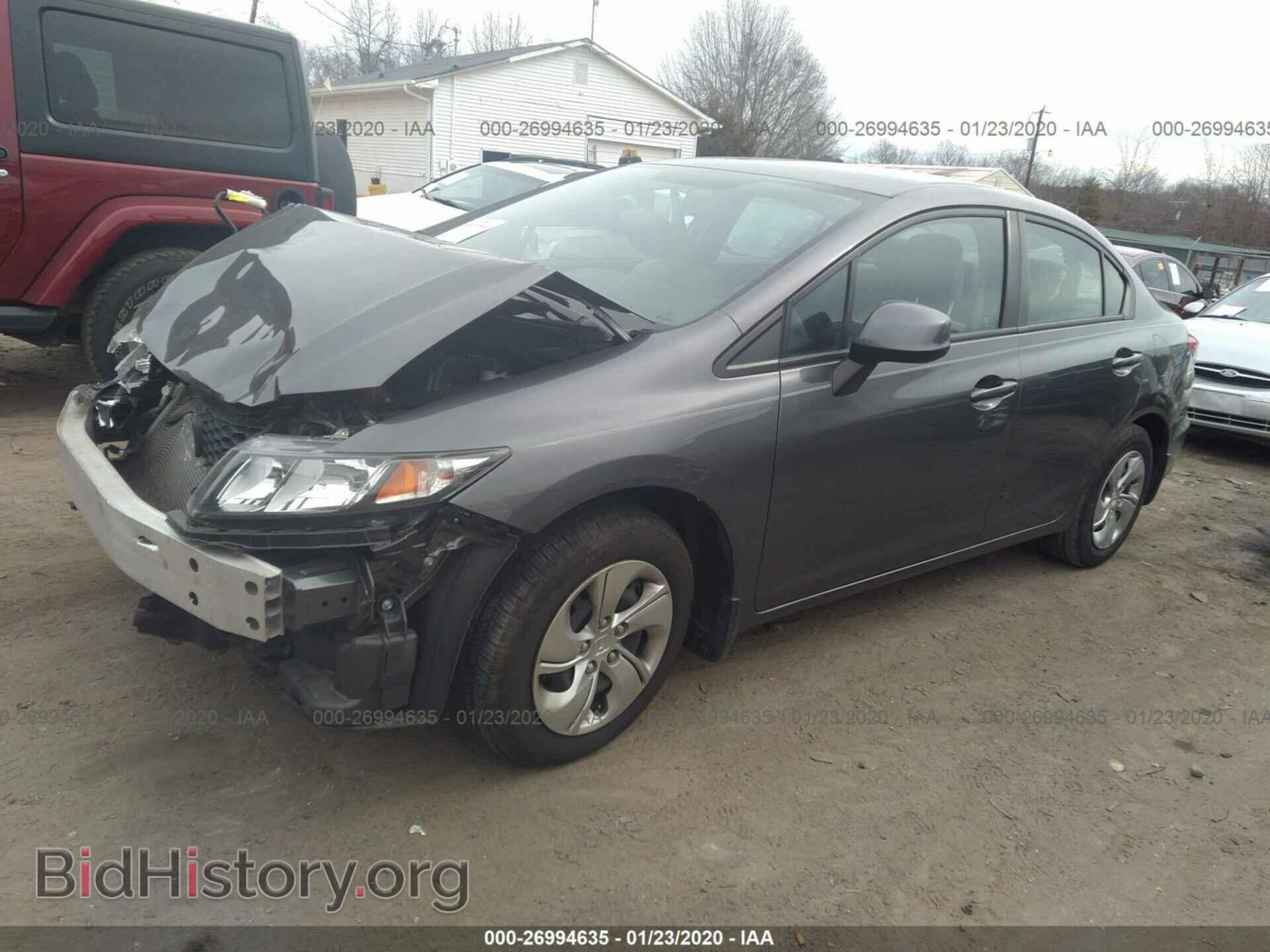 2013 HONDA CIVIC - VIN: 19XFB2F56DE088827 - Фото 2
