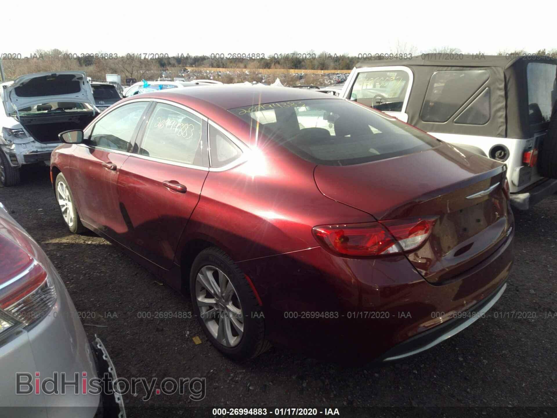 2016 CHRYSLER 200 - VIN: 1C3CCCAB0GN166428 - Фото 3