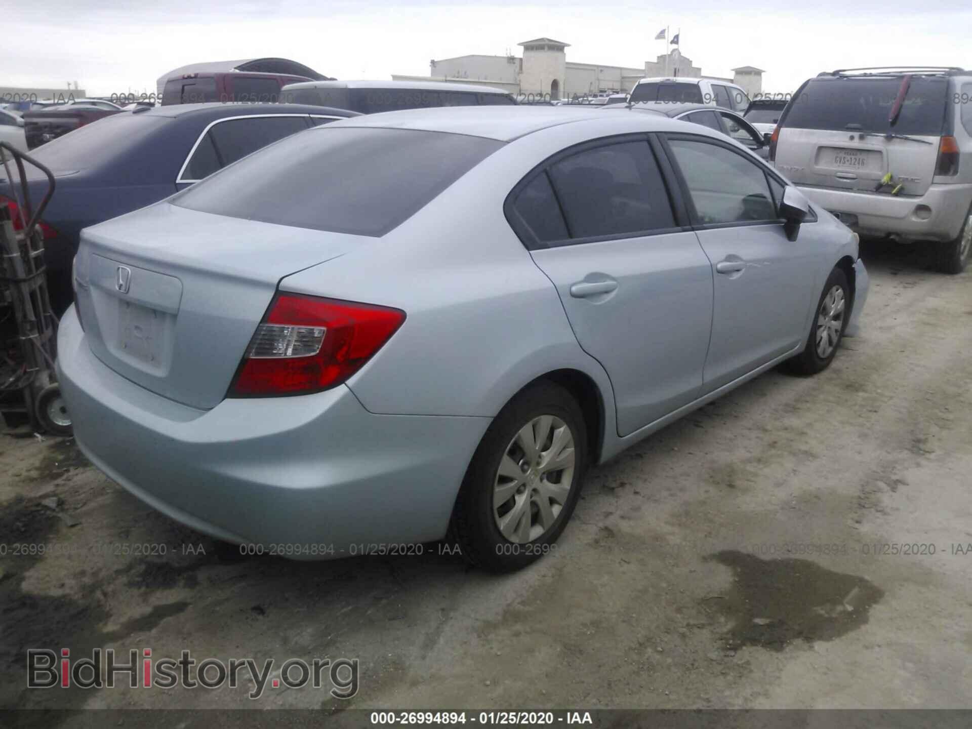 2012 HONDA CIVIC - VIN: 2HGFB2F59CH542038 - Фото 4