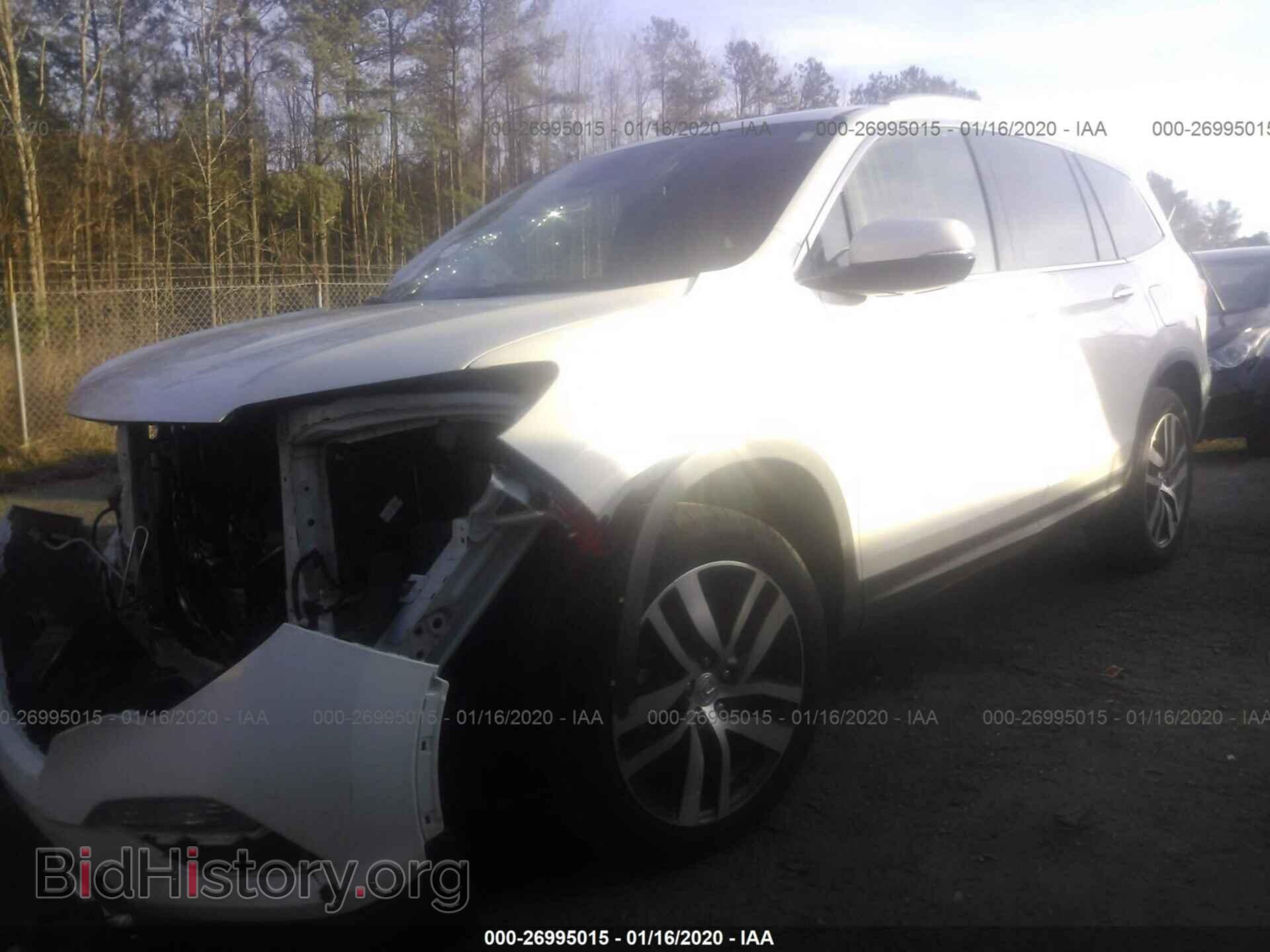 2016 HONDA PILOT - VIN: 5FNYF5H91GB016365 - Фото 2