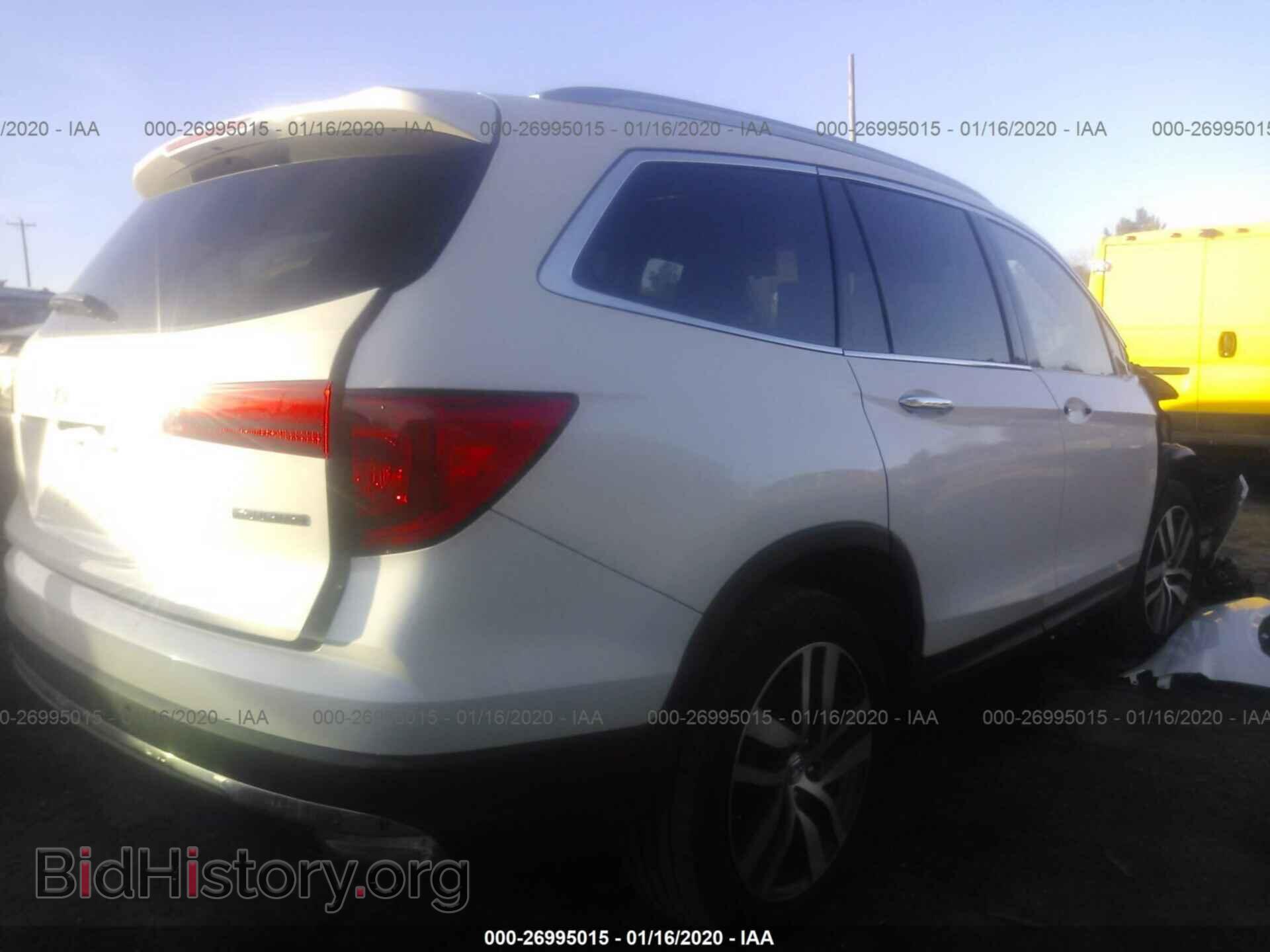 2016 HONDA PILOT - VIN: 5FNYF5H91GB016365 - Фото 4