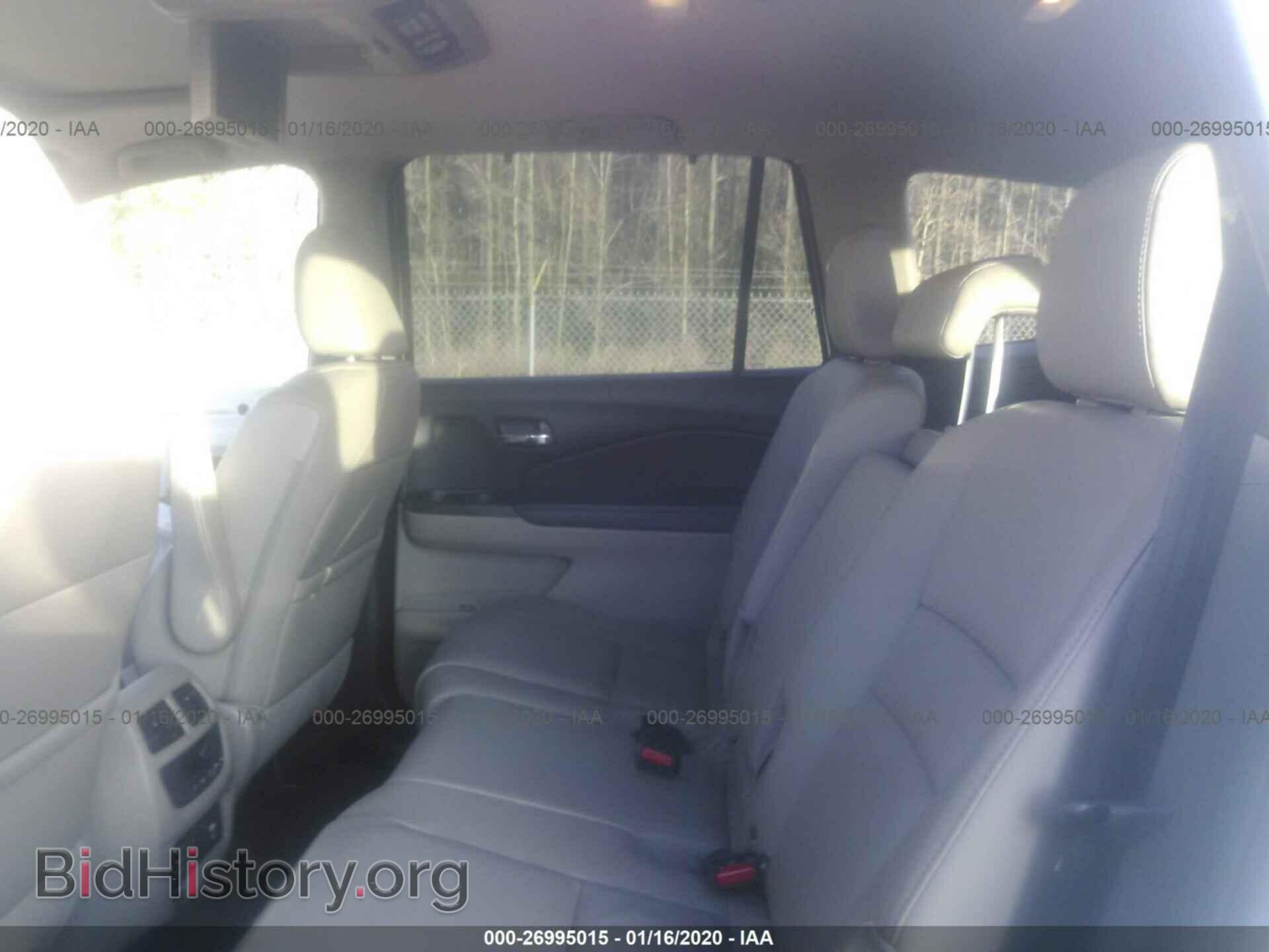 2016 HONDA PILOT - VIN: 5FNYF5H91GB016365 - Фото 8