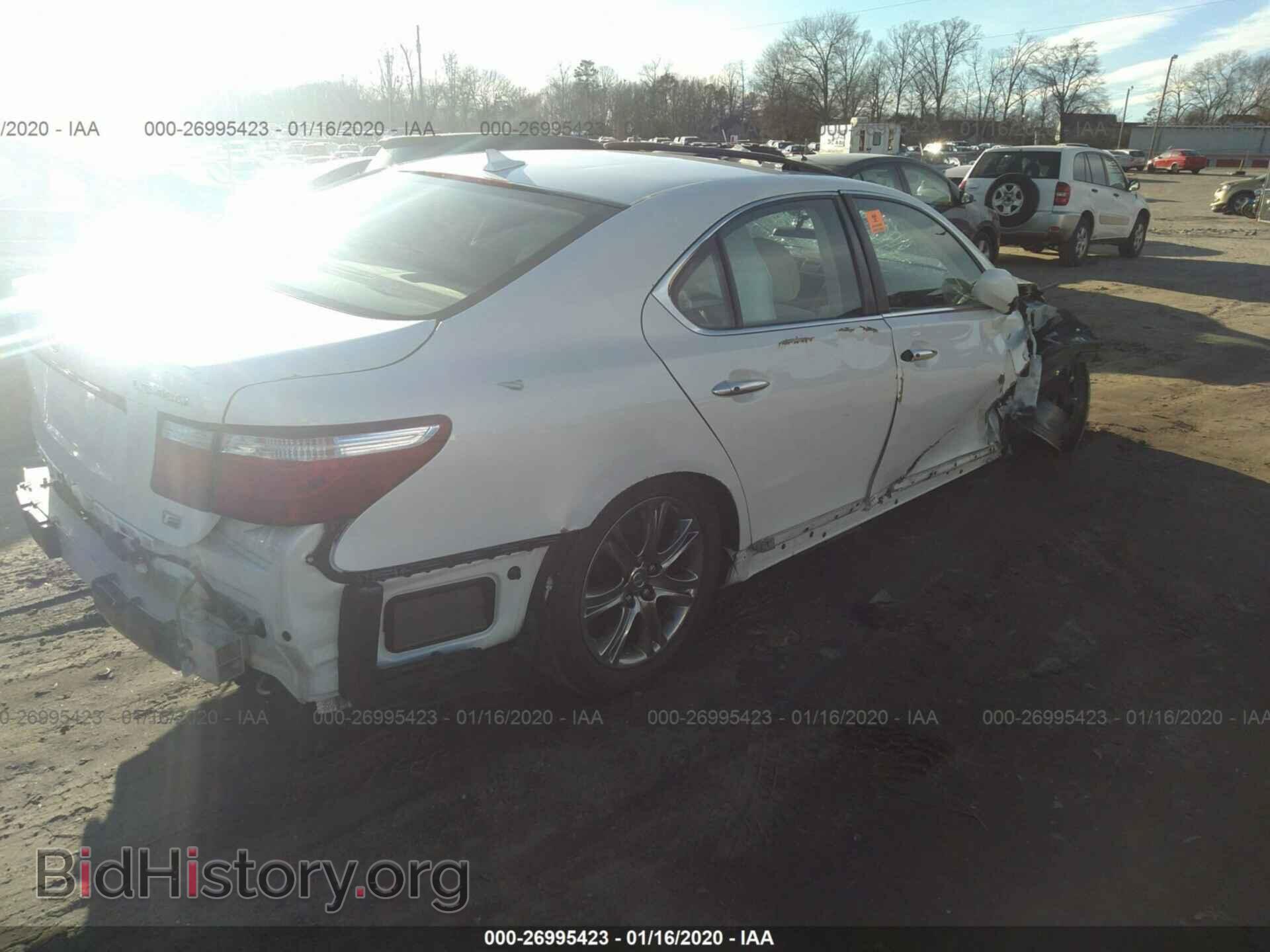 2008 LEXUS LS - VIN: JTHBL46F085070579 - Photo 4