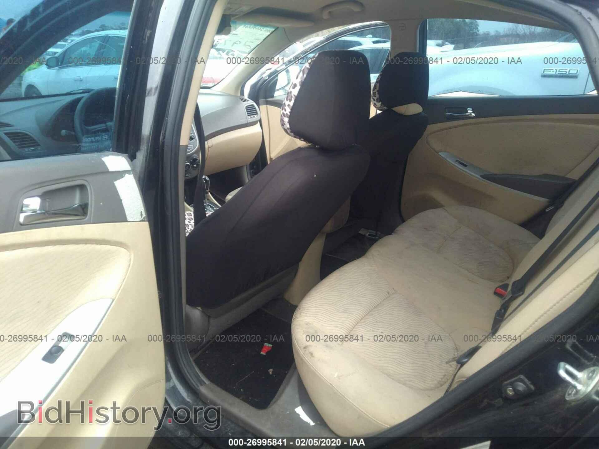 2012 HYUNDAI ACCENT - VIN: KMHCU4AE3CU124694 - Фото 8