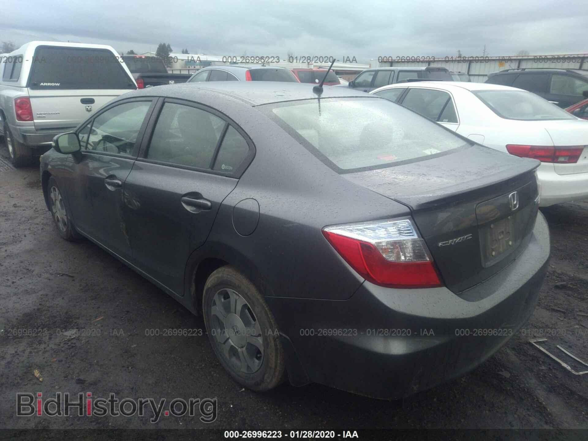 2012 HONDA CIVIC - VIN: JHMFB4F23CS007388 - Фото 3