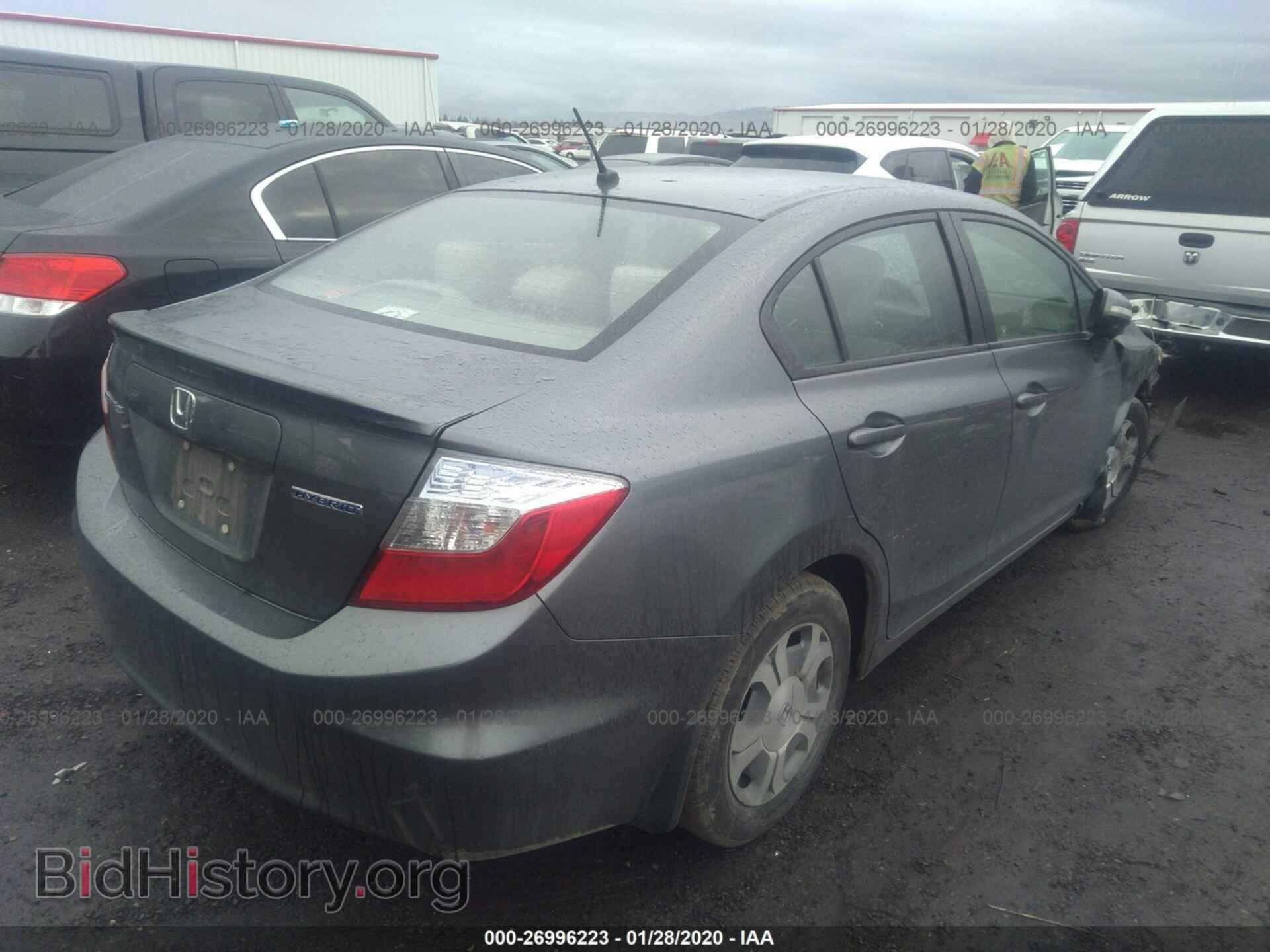 2012 HONDA CIVIC - VIN: JHMFB4F23CS007388 - Фото 4