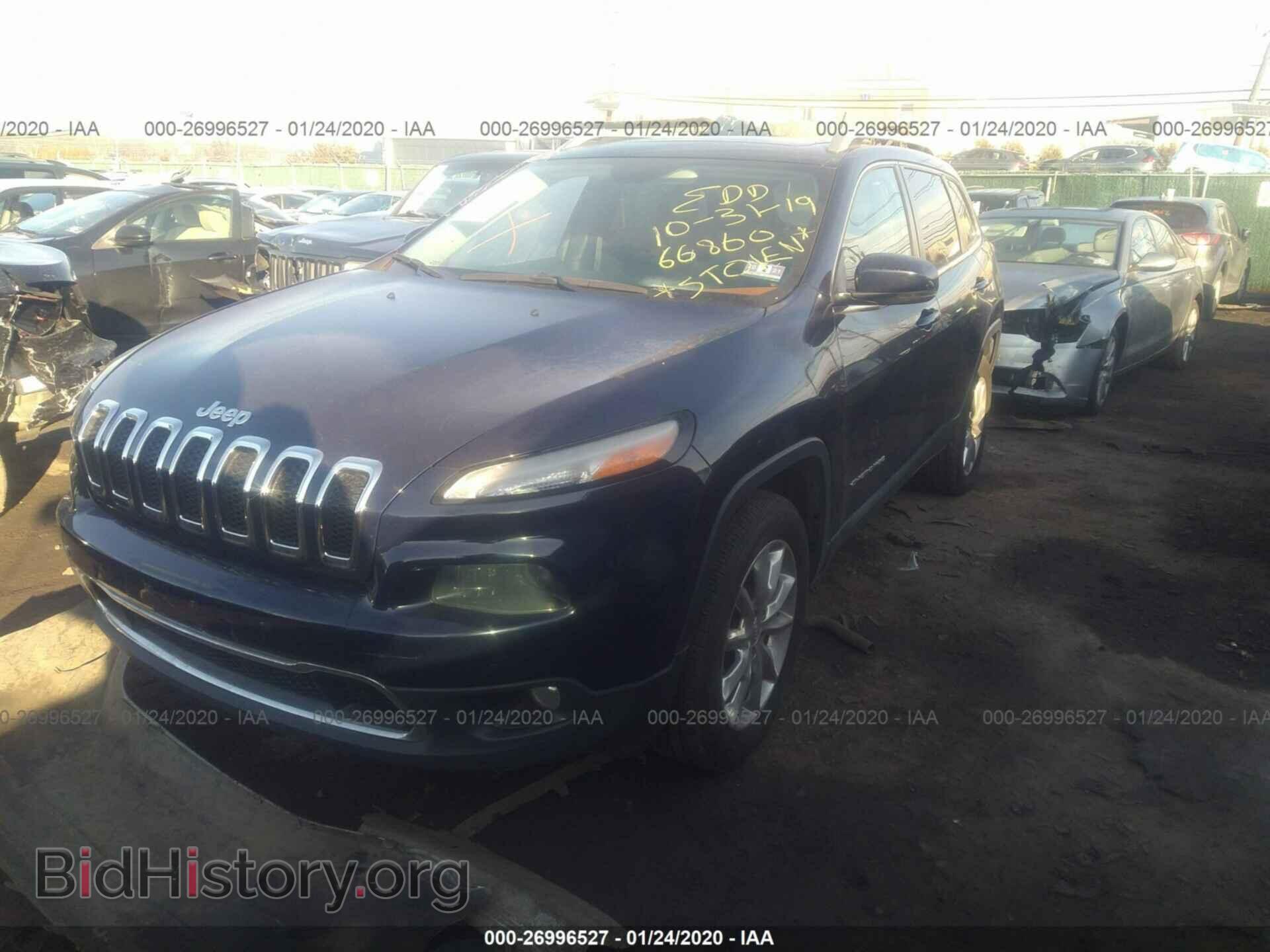 2014 JEEP CHEROKEE - VIN: 1C4PJMDB7EW166860 - Фото 2