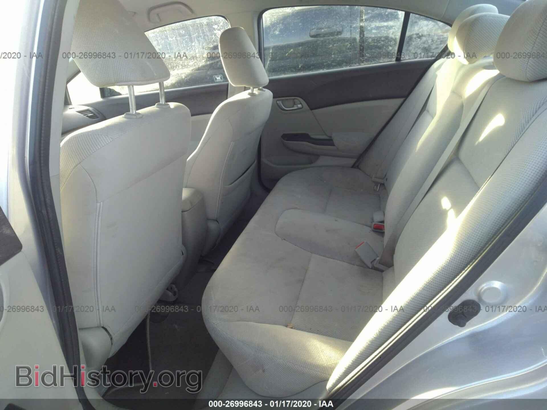 2012 HONDA CIVIC - VIN: 19XFB2F59CE051043 - Фото 8