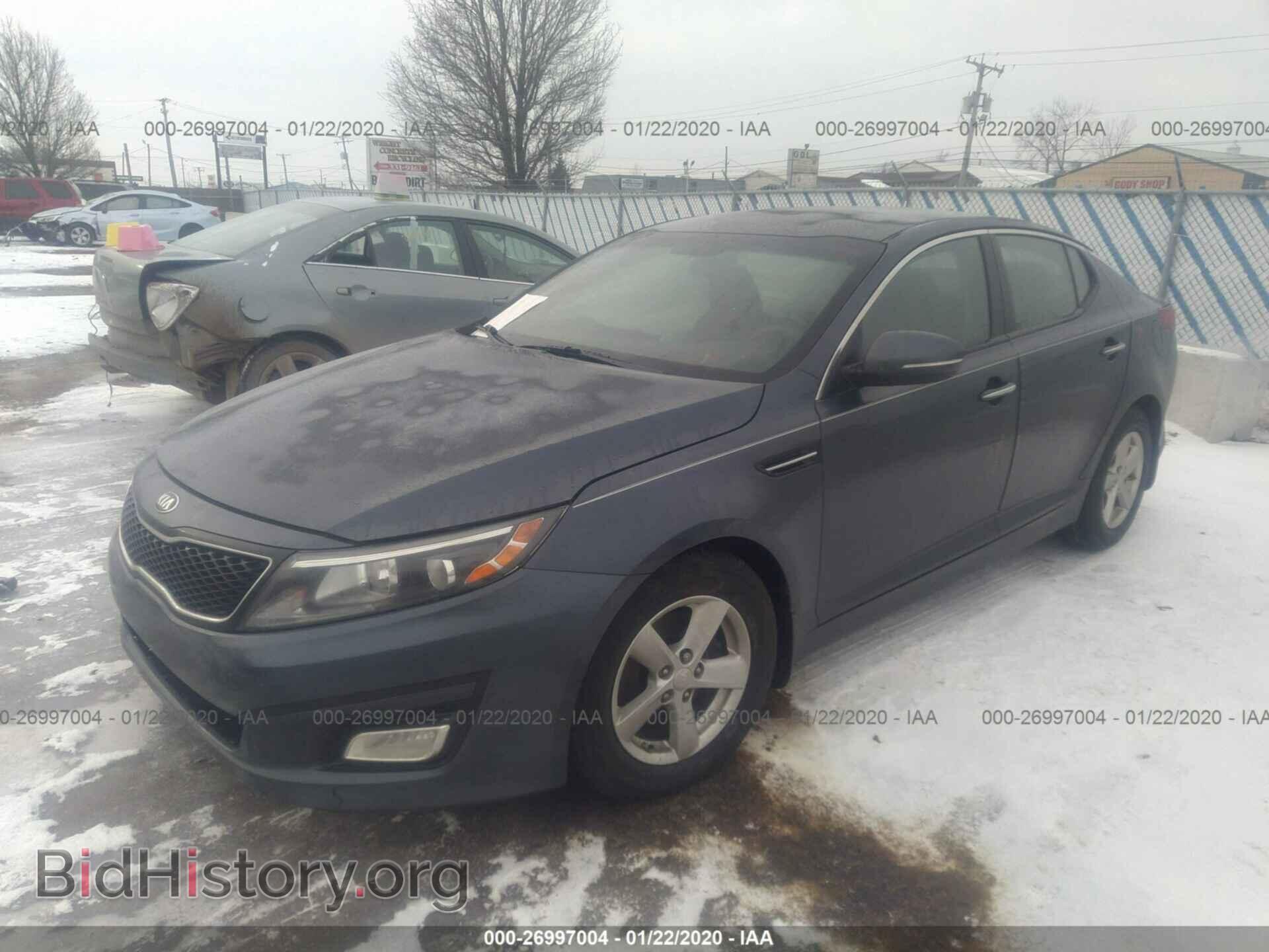 2015 KIA OPTIMA - VIN: KNAGM4A75F5591926 - Фото 2