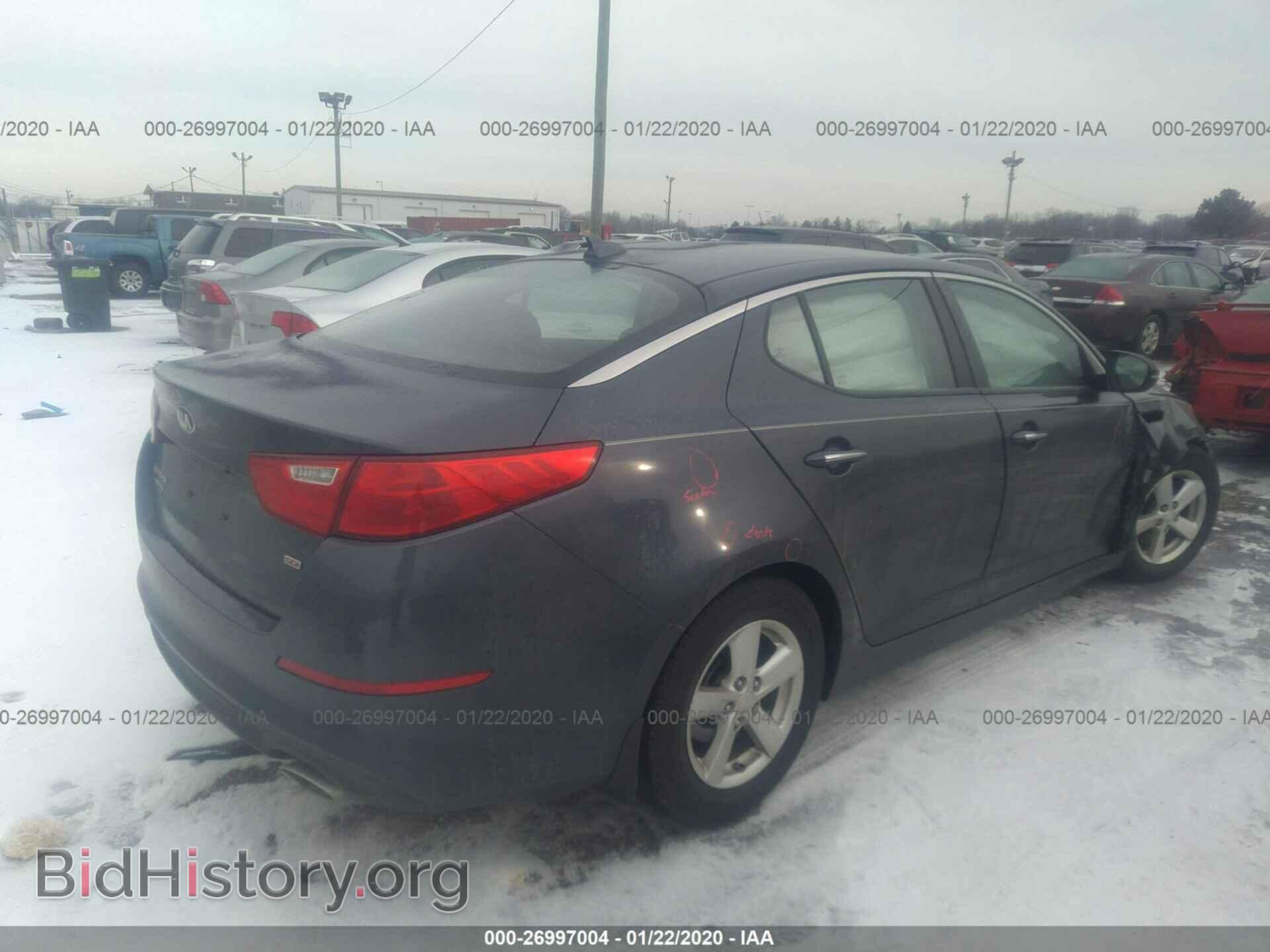 2015 KIA OPTIMA - VIN: KNAGM4A75F5591926 - Фото 4
