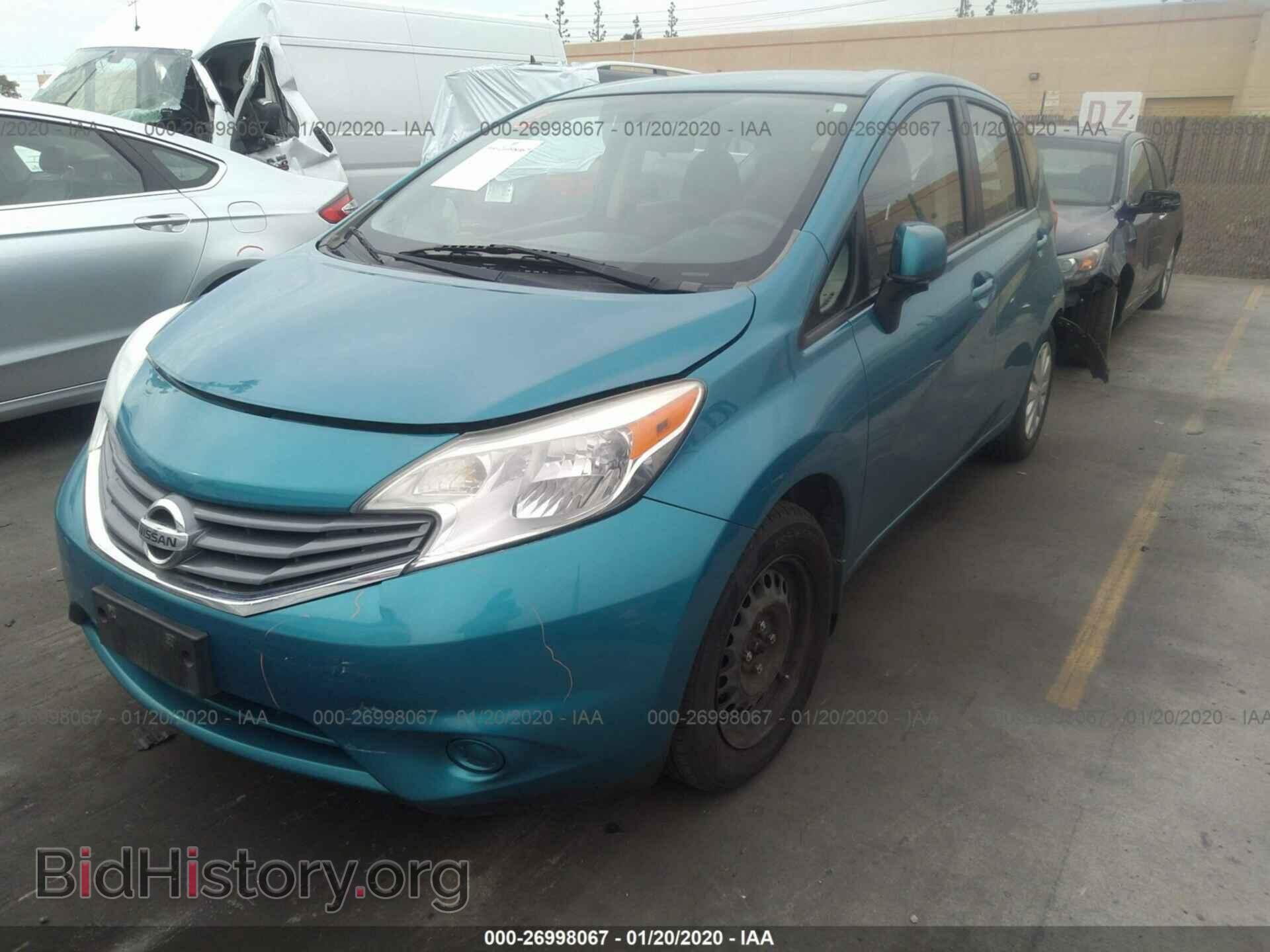 2014 NISSAN VERSA NOTE - VIN: 3N1CE2CP4EL426256 - Фото 2