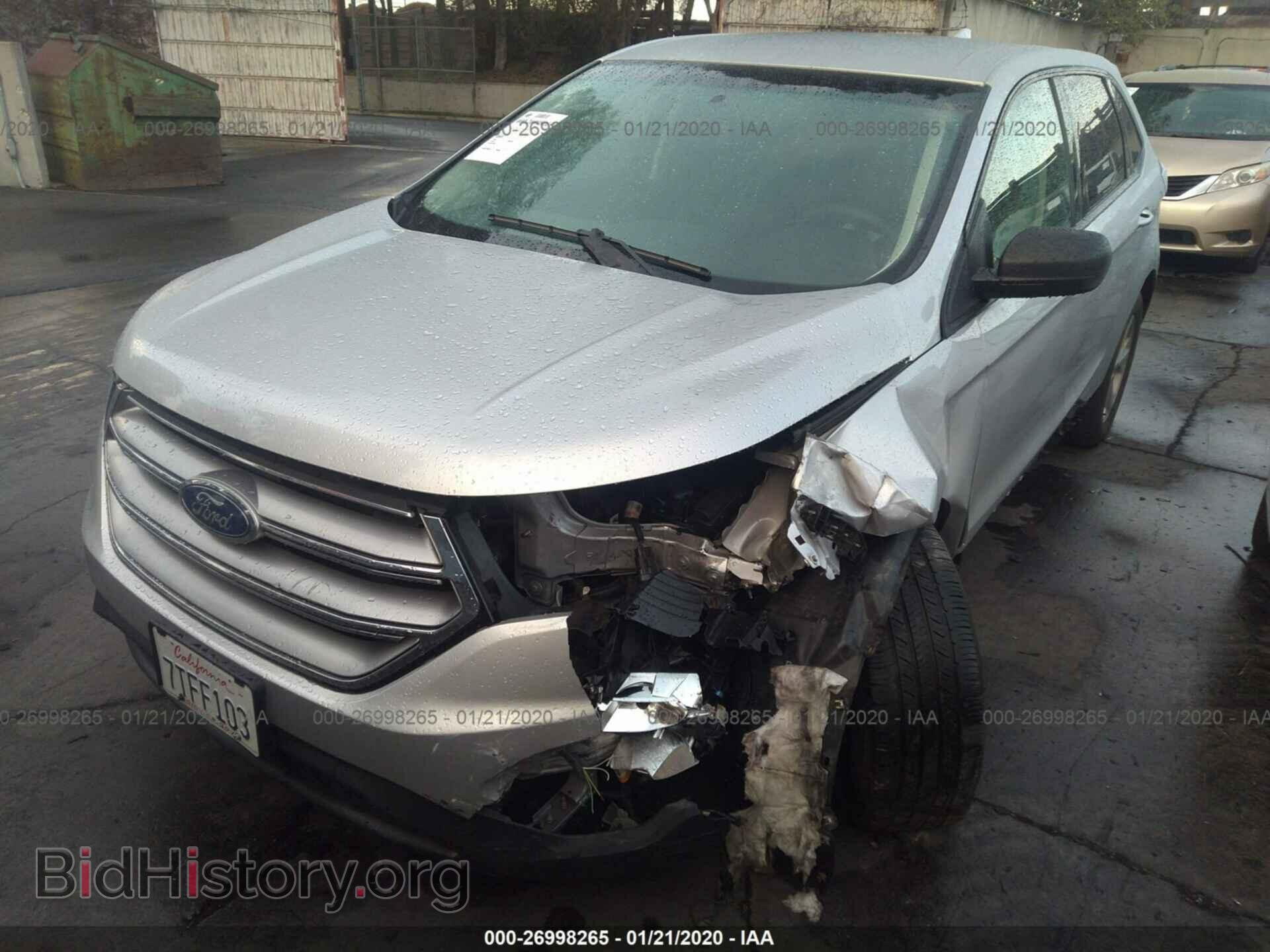 2015 FORD EDGE - VIN: 2FMTK3G97FBC12314 - Фото 2