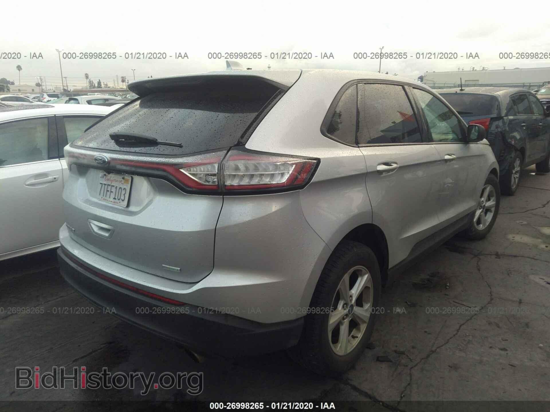2015 FORD EDGE - VIN: 2FMTK3G97FBC12314 - Фото 4
