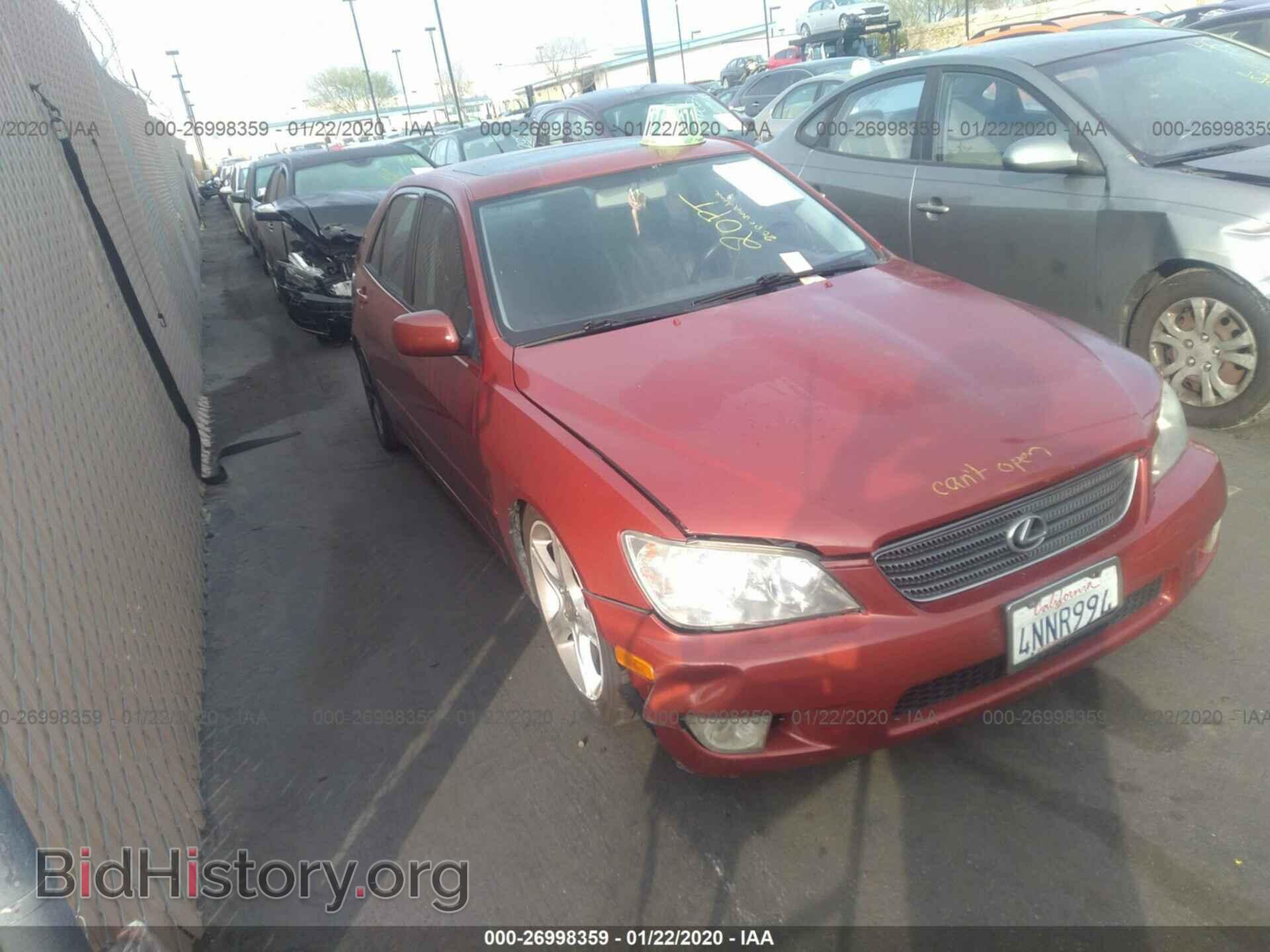 Фотография JTHBD182610016213 - LEXUS IS 2001