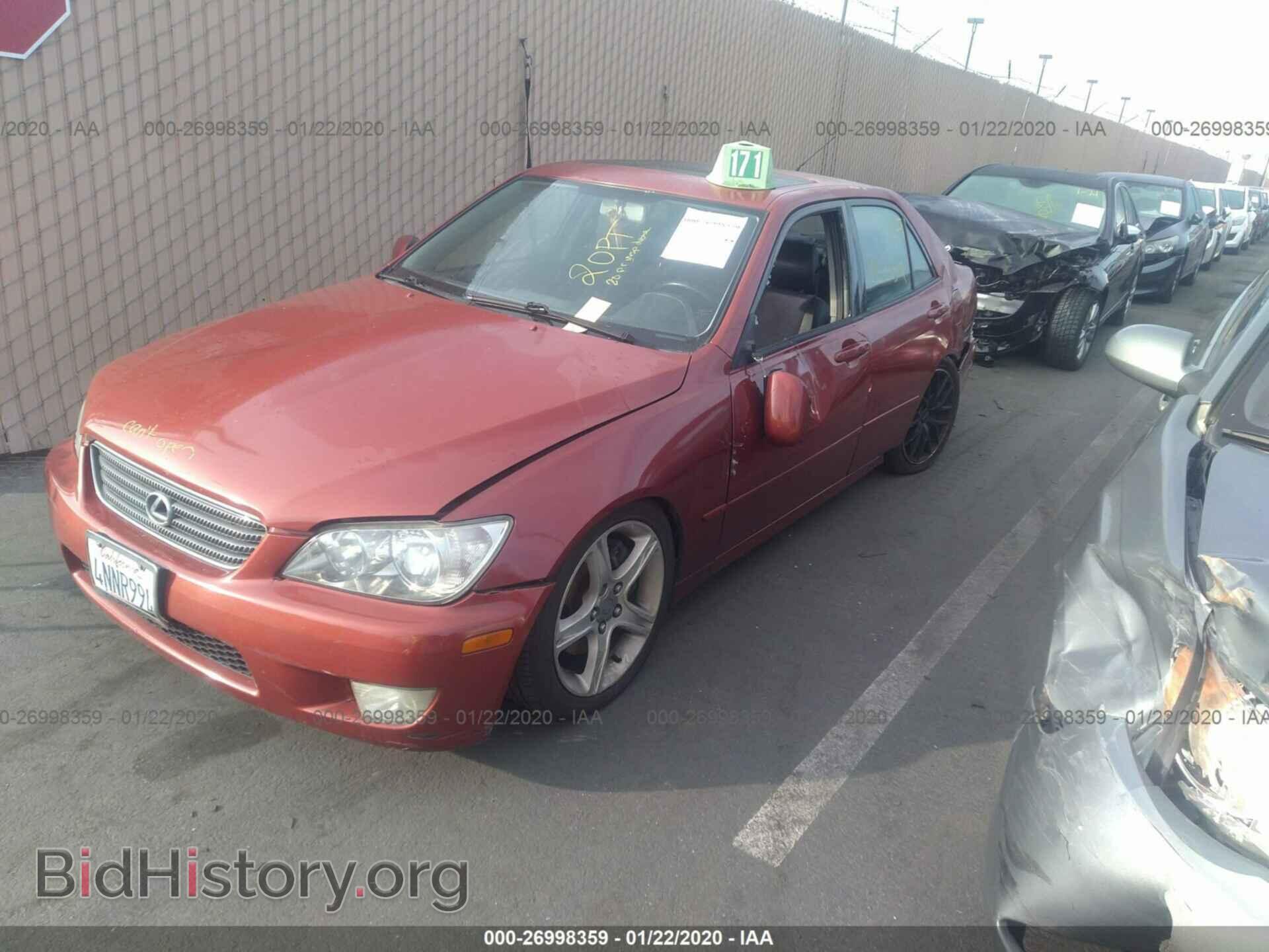 2001 LEXUS IS - VIN: JTHBD182610016213 - Фото 2