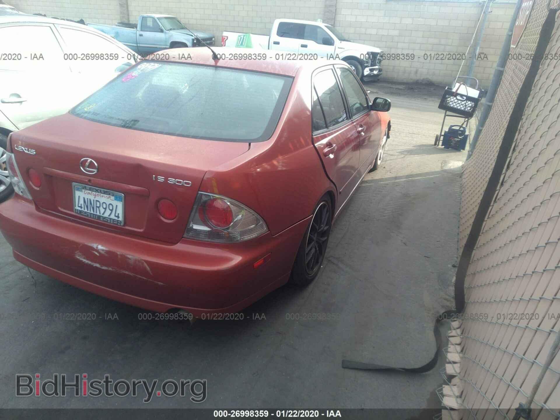 2001 LEXUS IS - VIN: JTHBD182610016213 - Фото 4