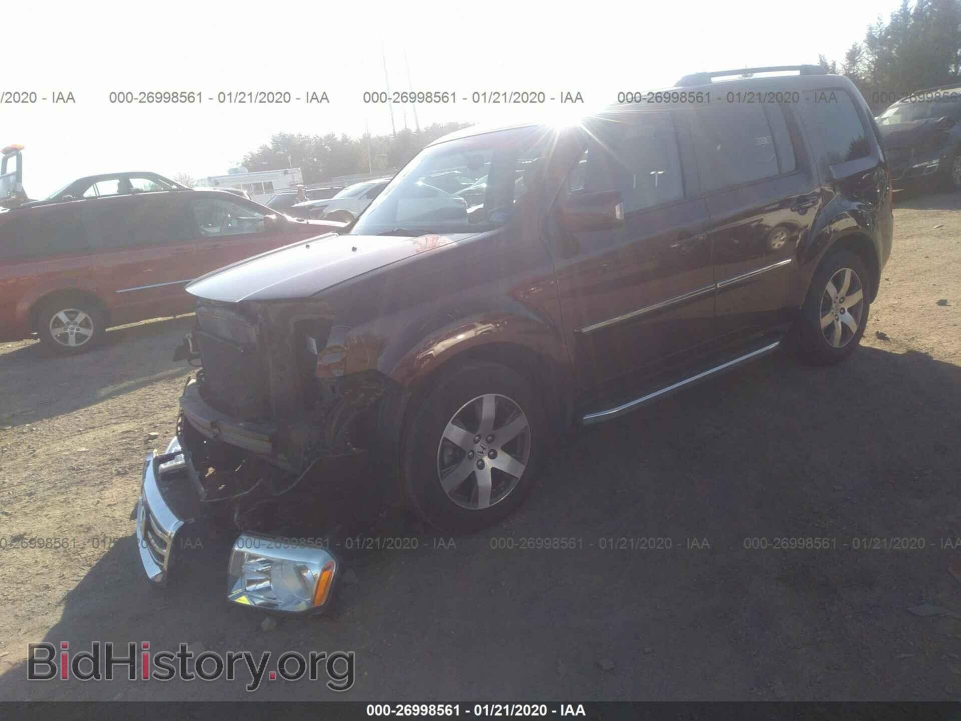2012 HONDA PILOT - VIN: 5FNYF3H92CB013330 - Photo 2