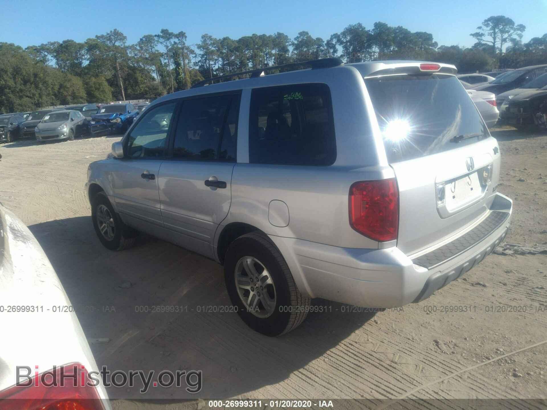 2005 HONDA PILOT - VIN: 5FNYF18615B060703 - Фото 3