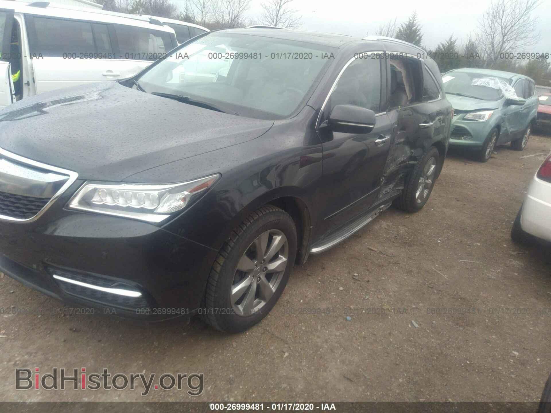 2014 ACURA MDX - VIN: 5FRYD4H85EB045211 - Фото 2